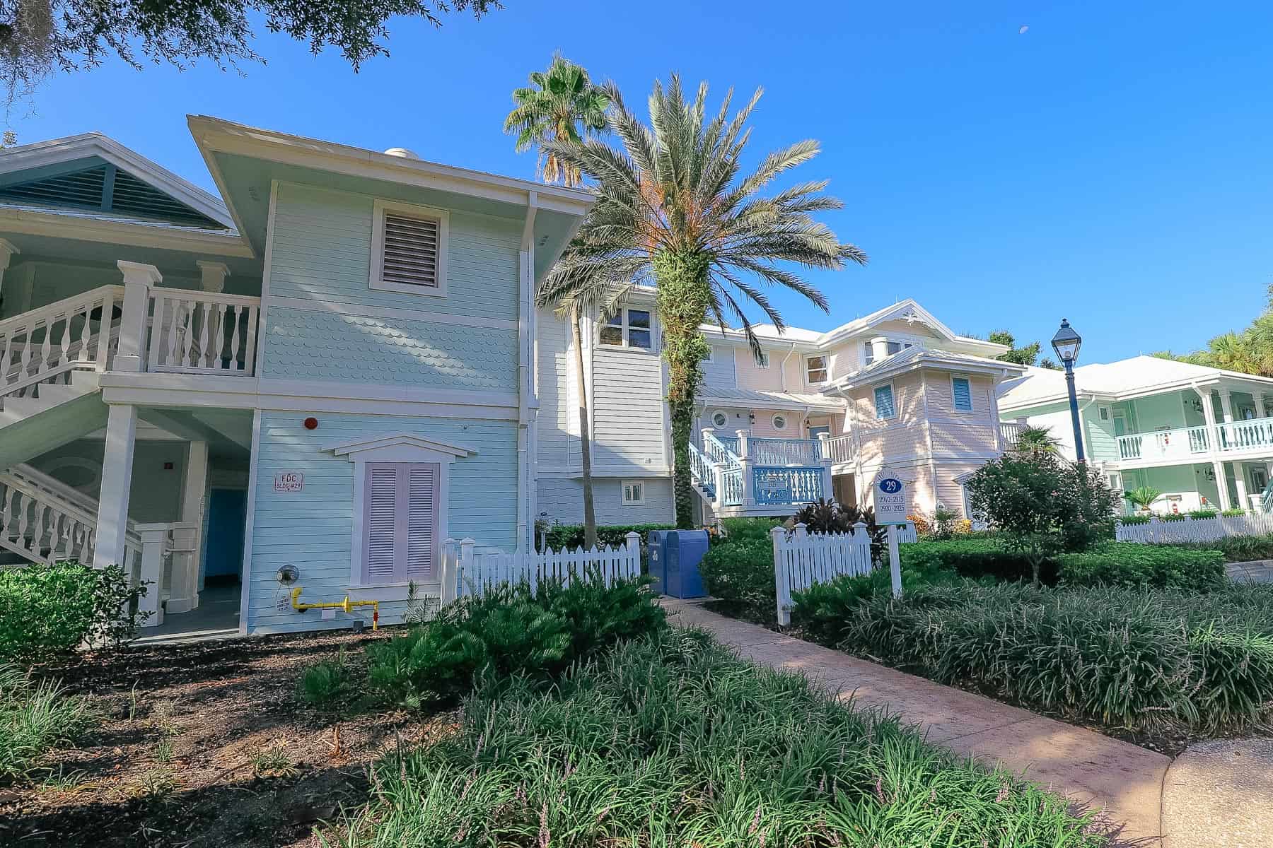 the exterior of a Disney World Villa Resort 