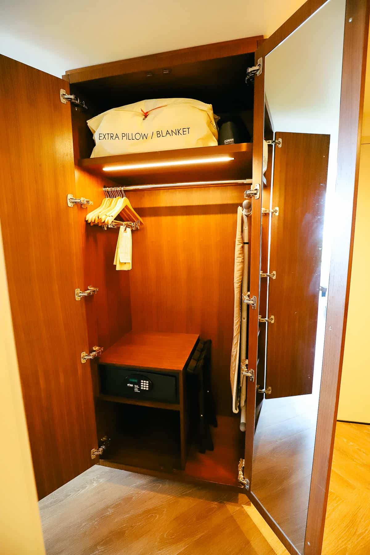 Closet with storage 