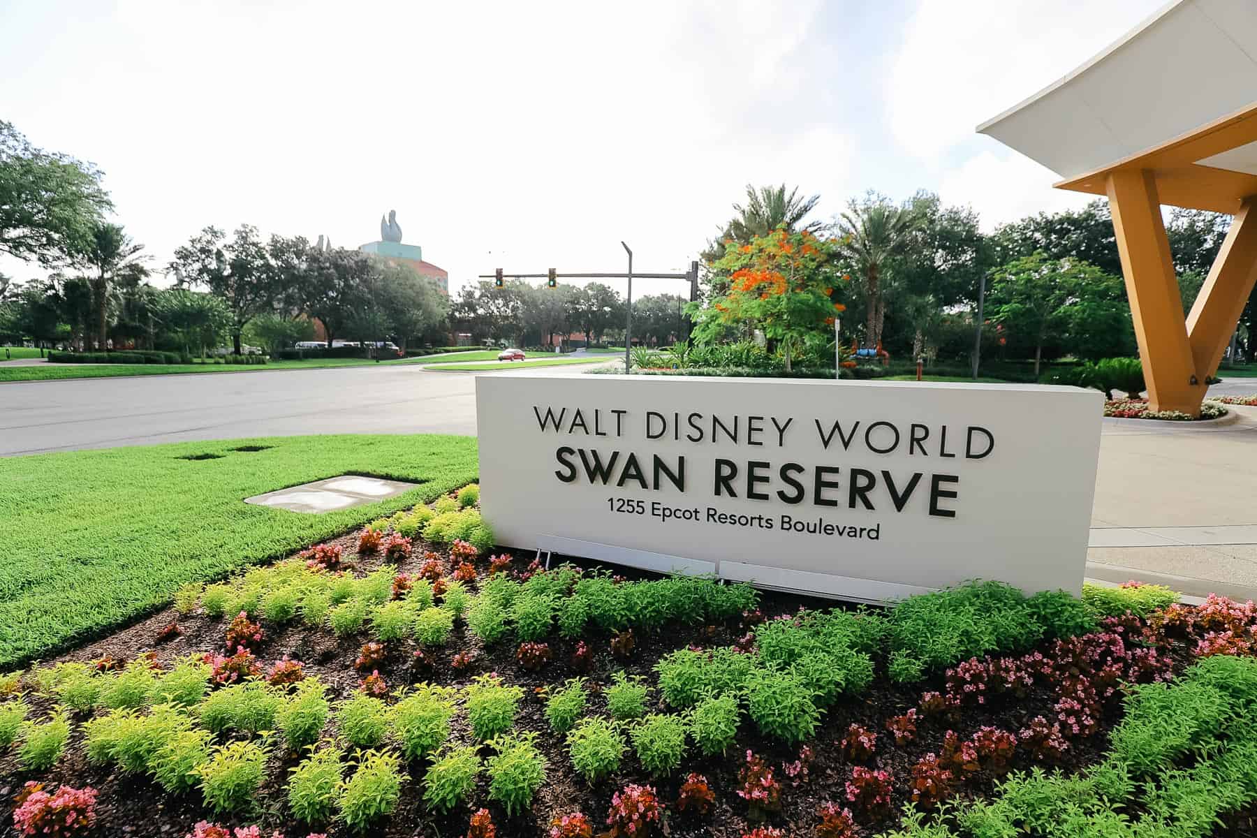 Entrance to the Walt Disney World Swan Reserve
