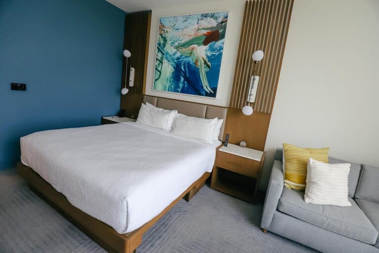 Disney’s Swan Reserve Room Tour (Guest Room with King Bed and Pool View)