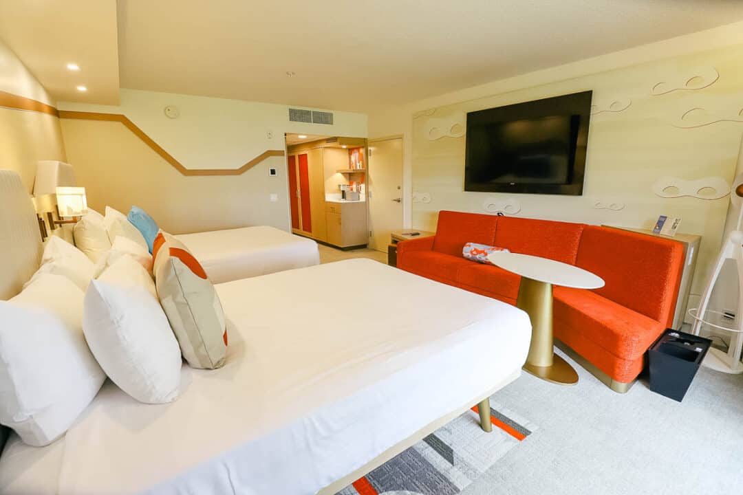 an angle view of a room at the Contemporary