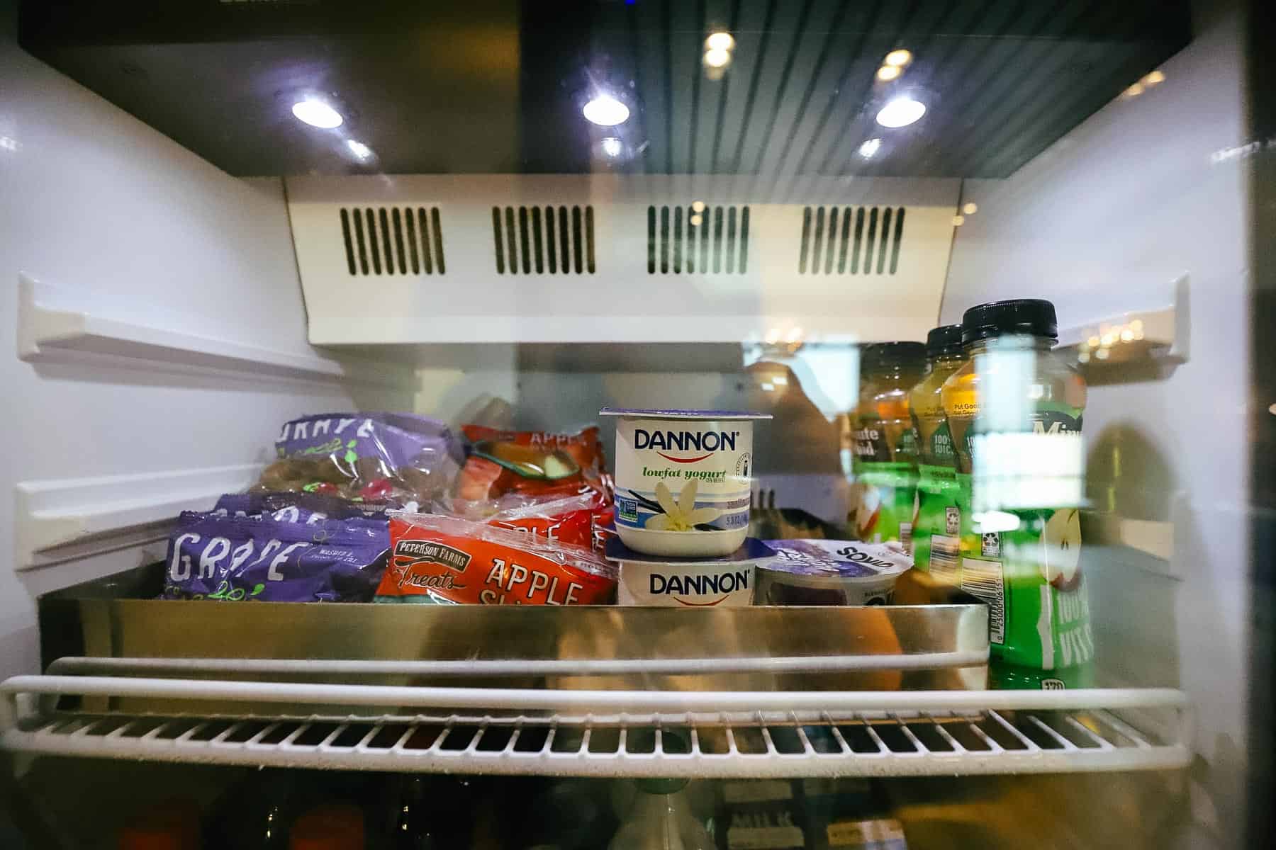 Items in the Chronos Club fridge 