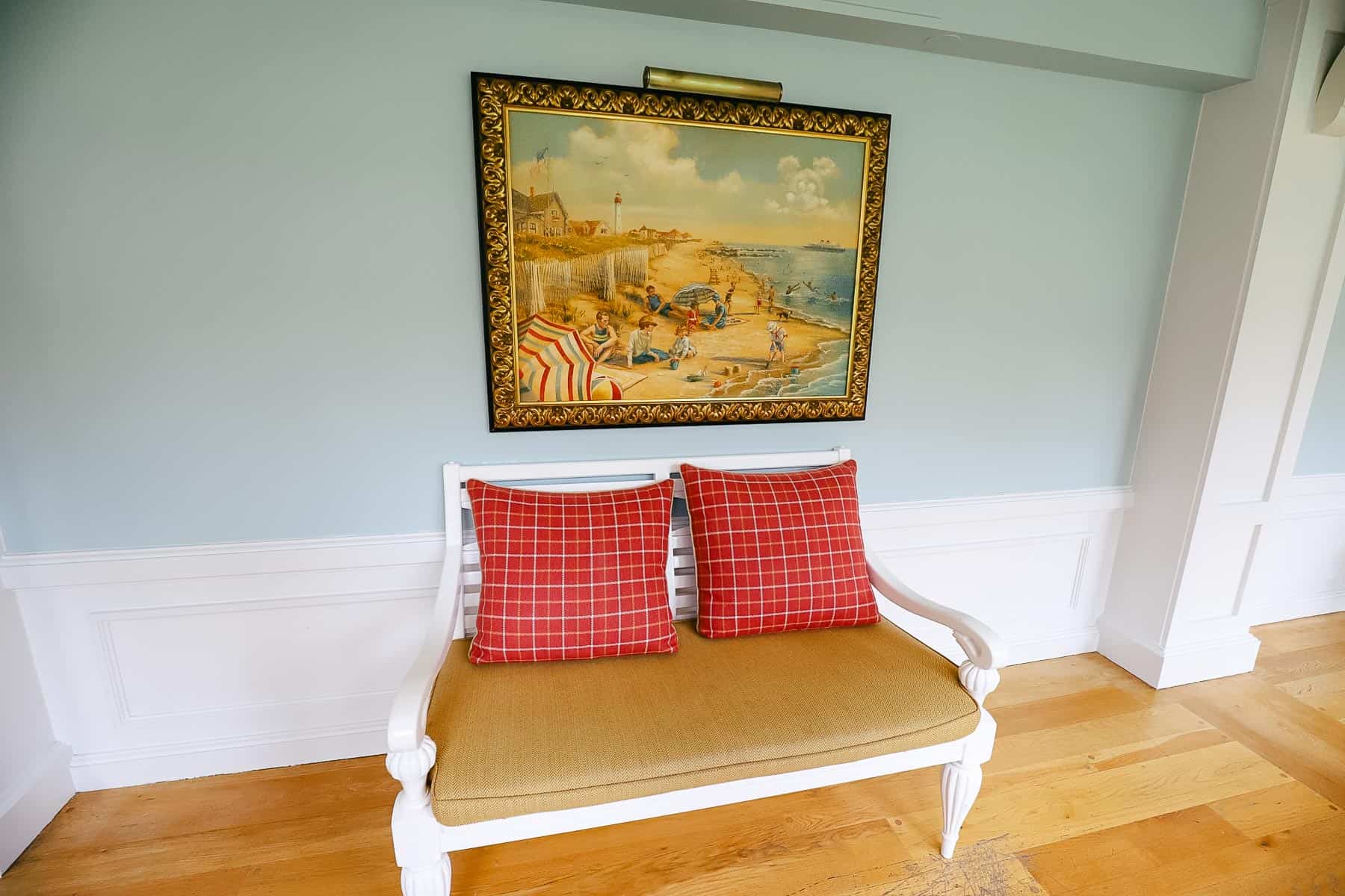 Benches in the Solarium at Disney's Beach Club 