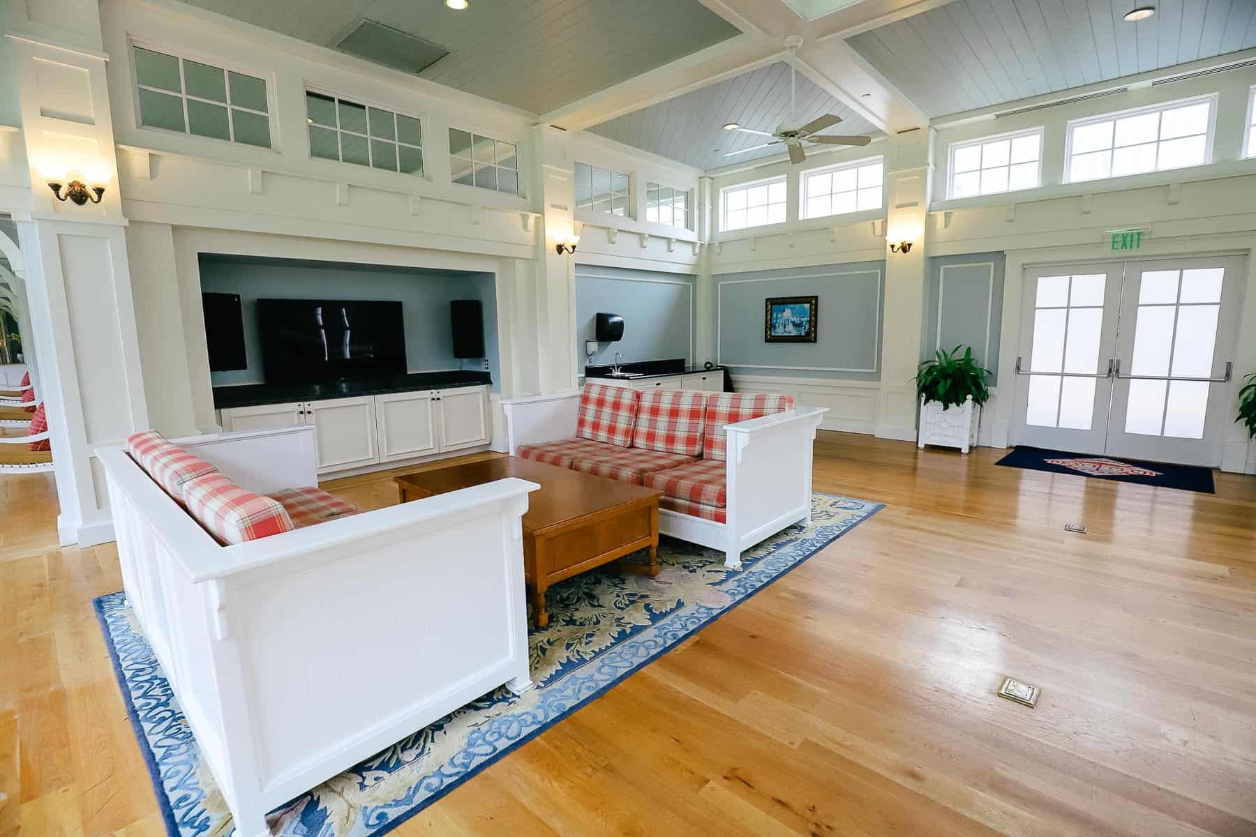 Sitting area in the Solarium 