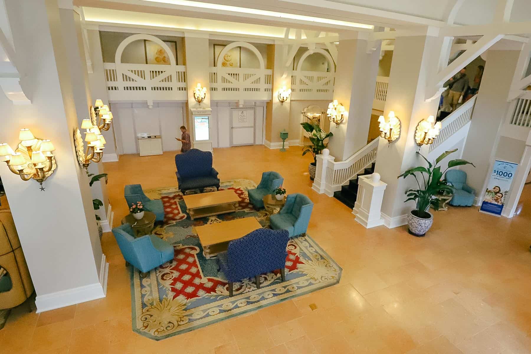 Disney Beach Club Lobby before refurbishment