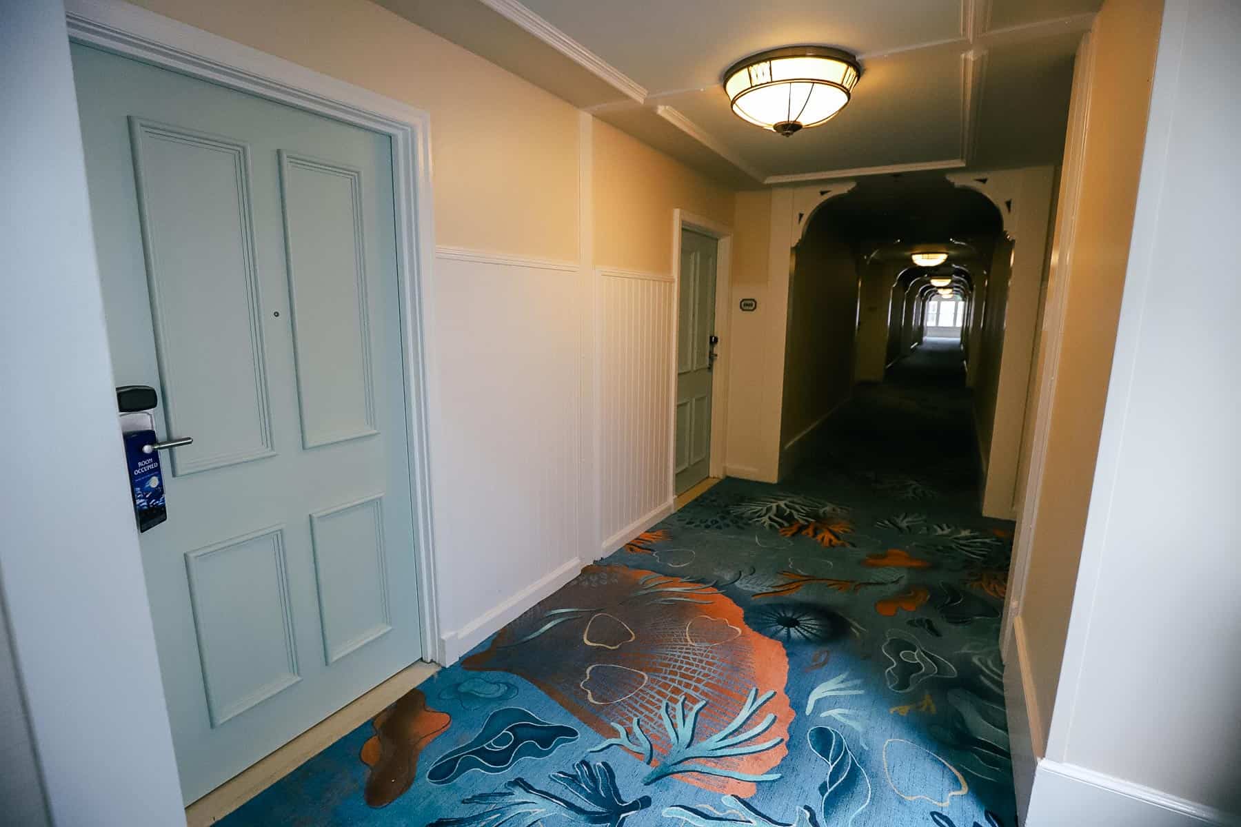 new hotel door colors at Disney's Beach Club 