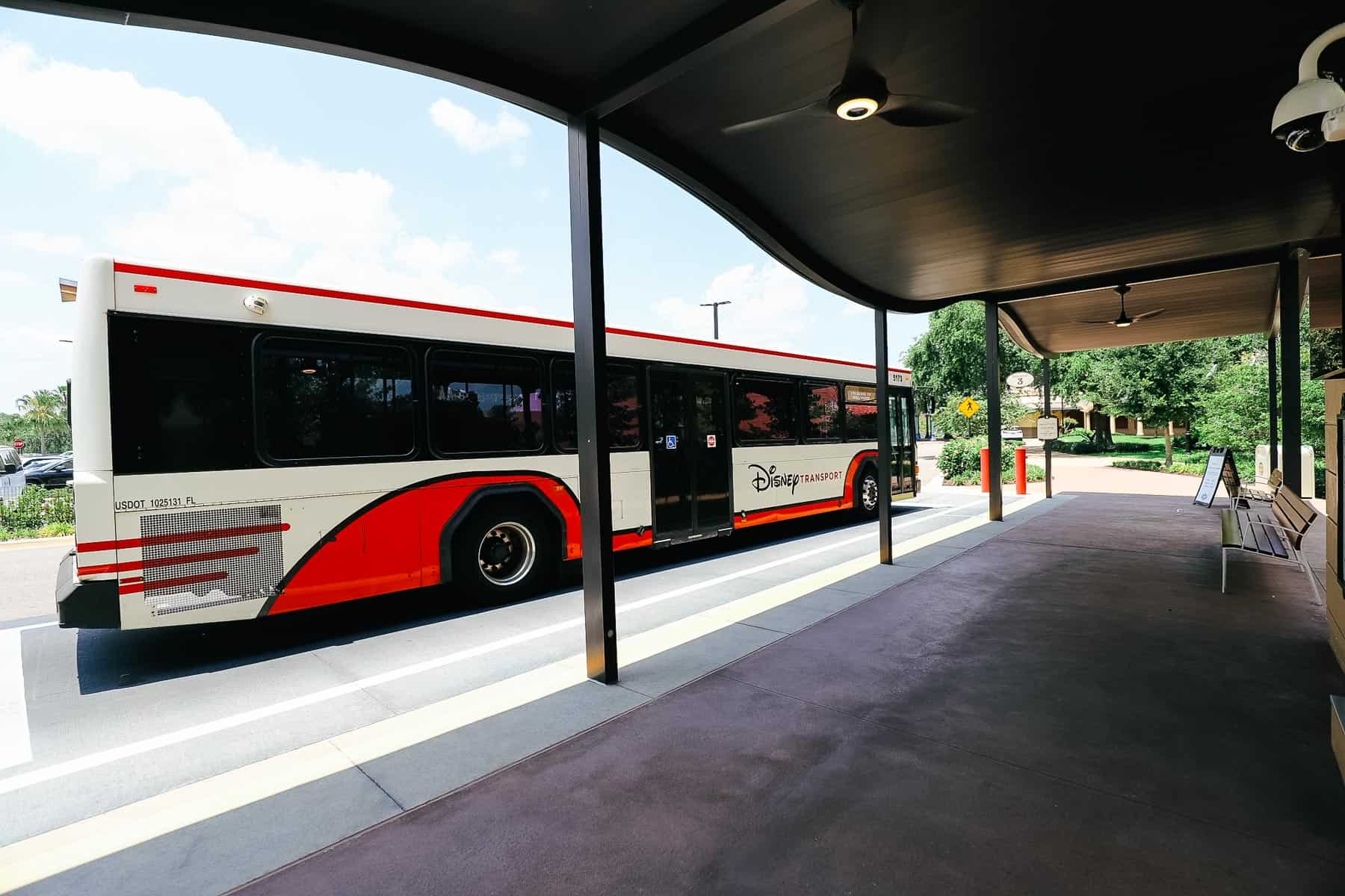 bus stop at Gran Destino Tower 