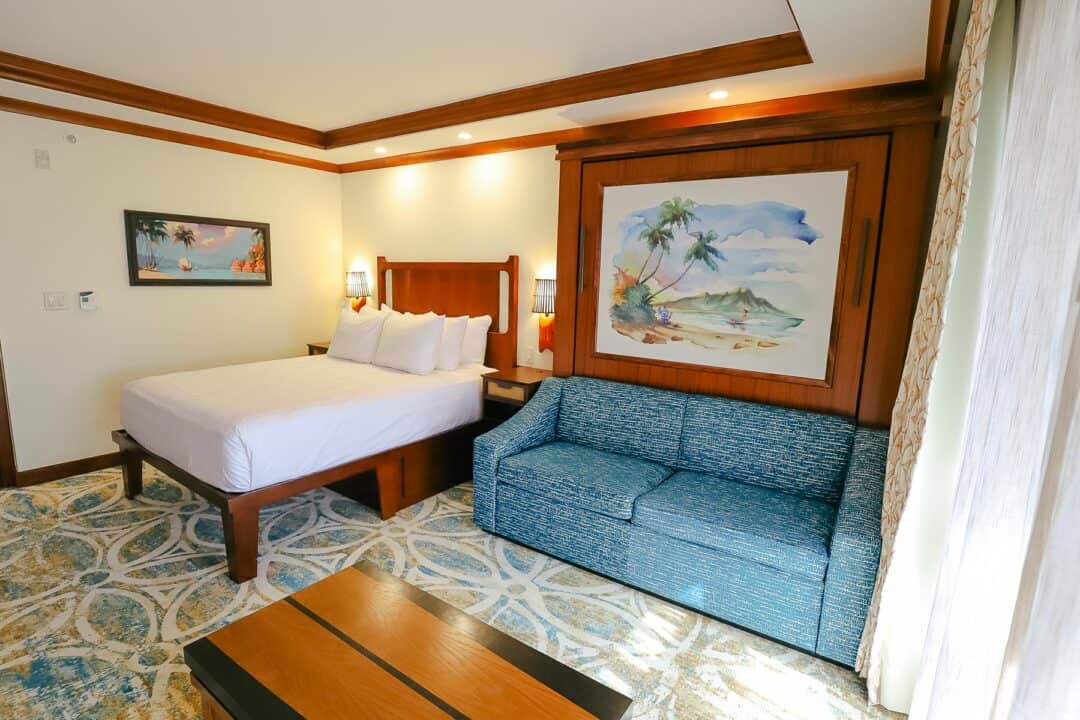 Room tour deluxe studio at disney s polynesian villas