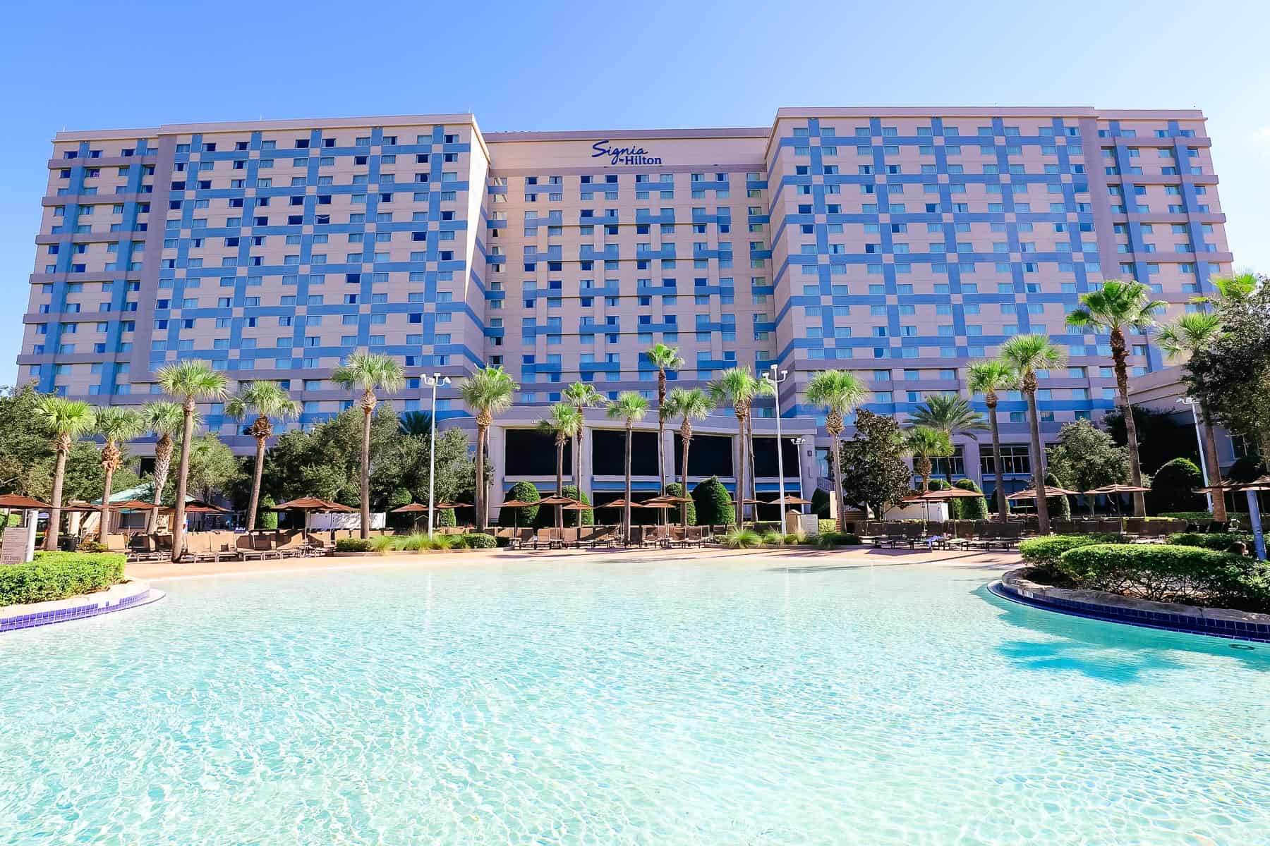 hotelsneardisneyworld 40 Pool area at the Signia by Hilton