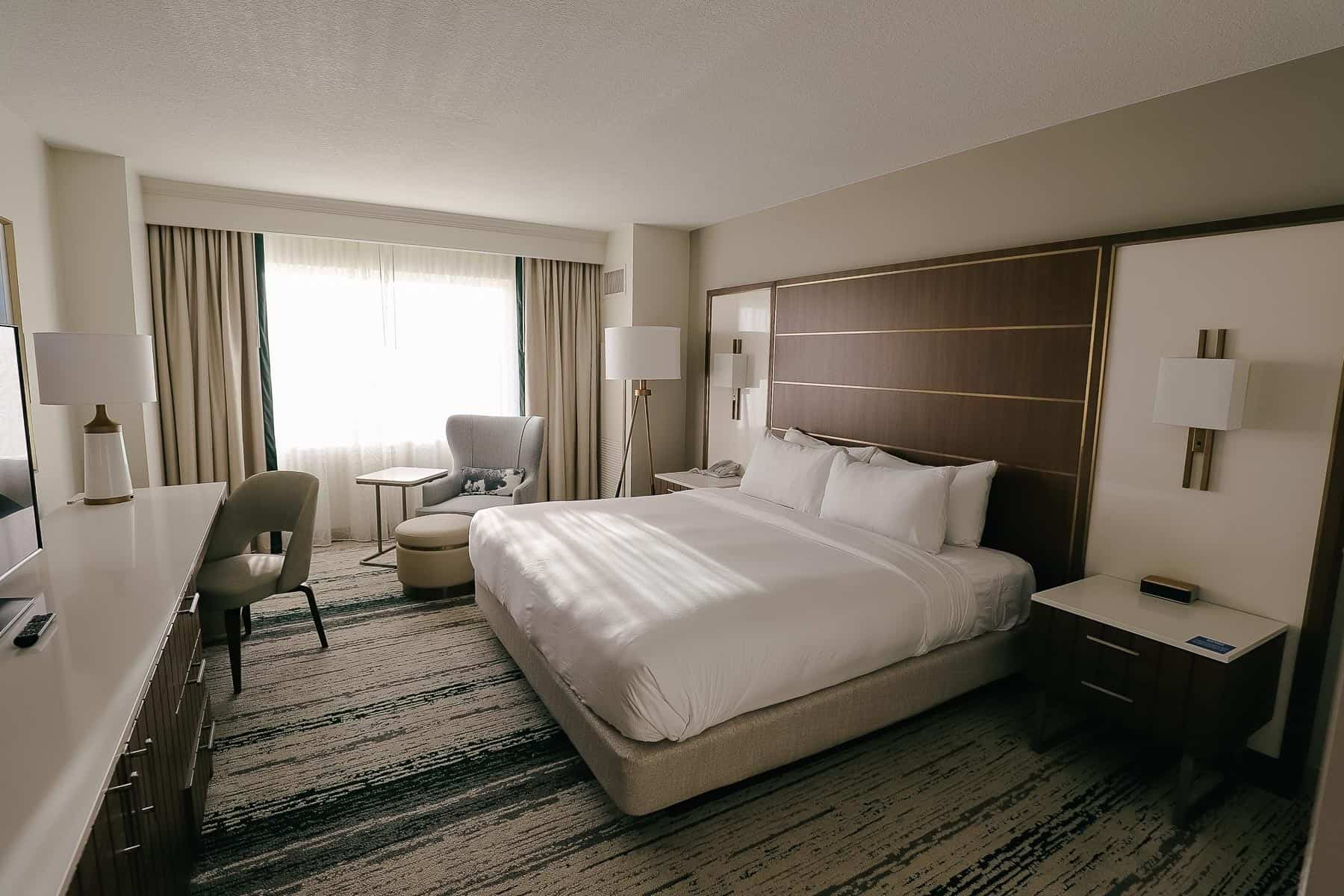 hotelsneardisneyworld 44 Room inside this off-site hotel near Disney at Signia by Hilton.