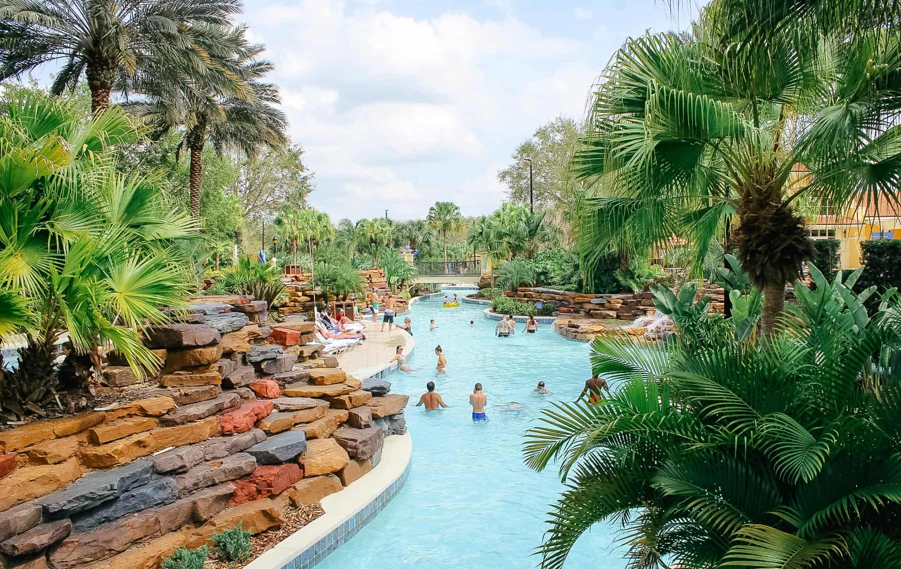 hotelsneardisneyworld 57 Lazy River at Orange Lake near Disney World.