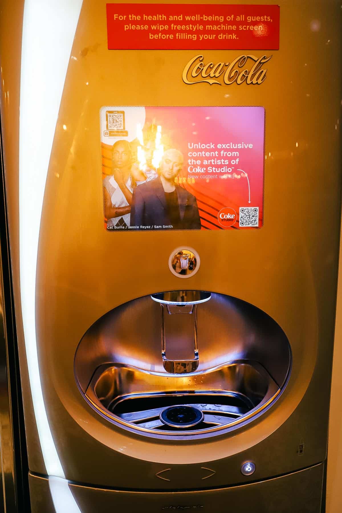 a Coke Freestyle machine