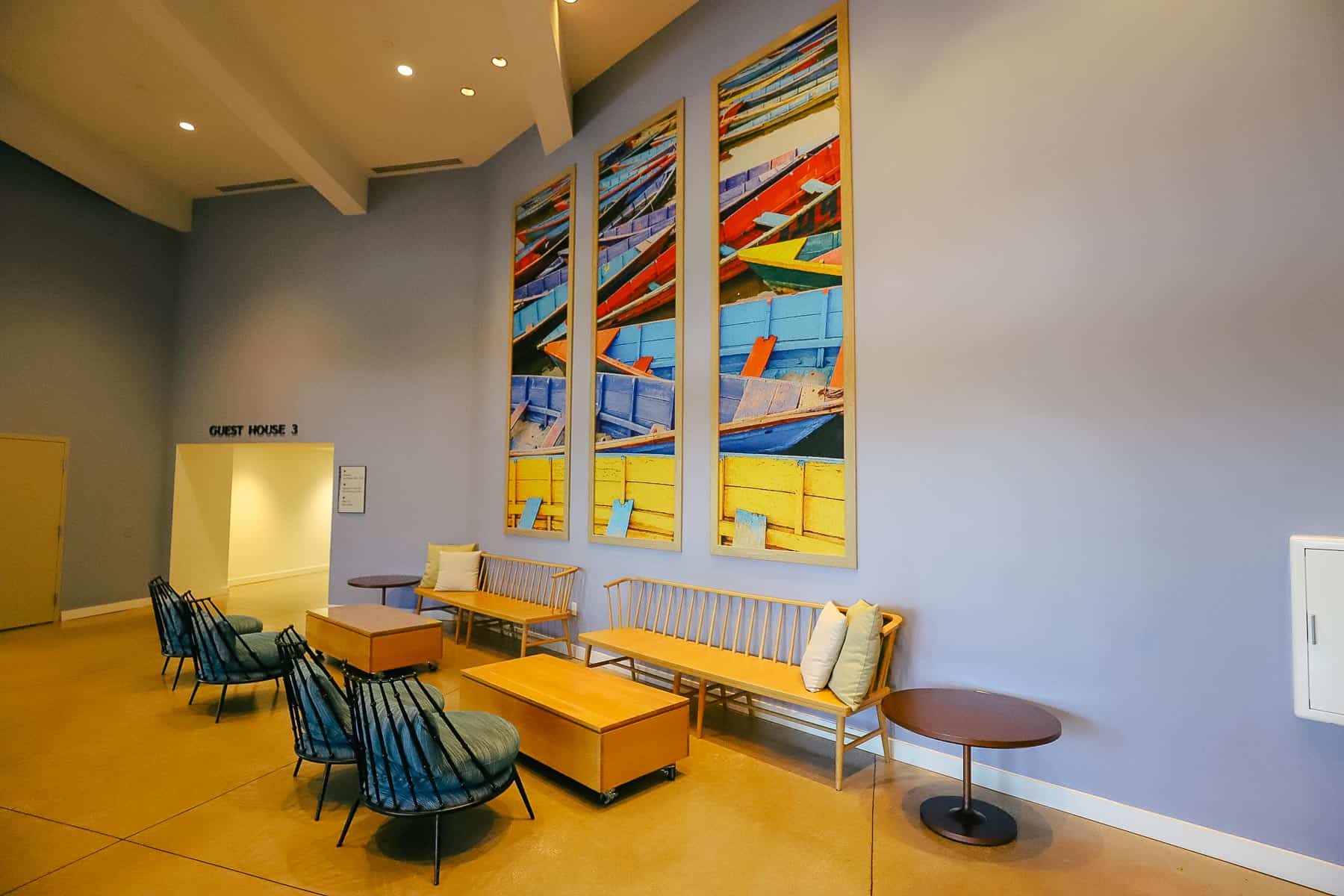 small lobbies at guest houses at Loews Sapphire Falls