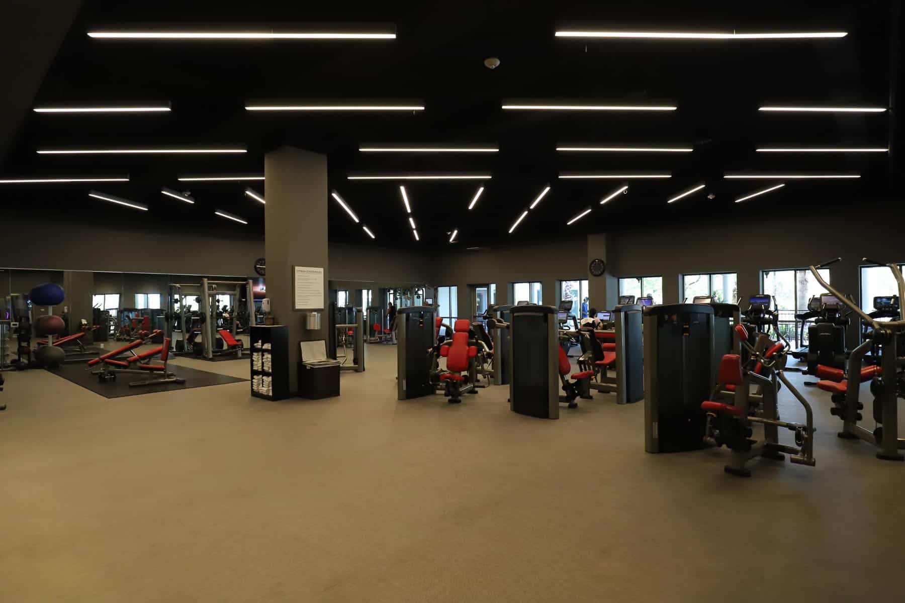 gym interior at Sapphire Falls Orlando