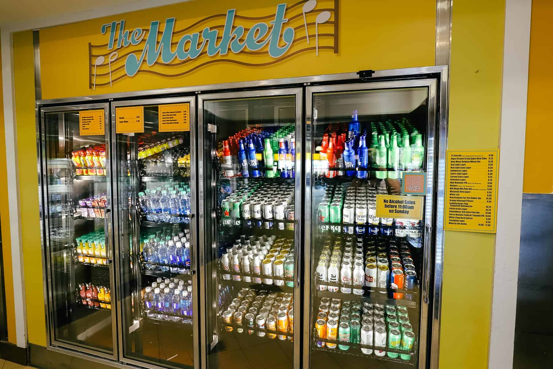 refrigerated beverage case