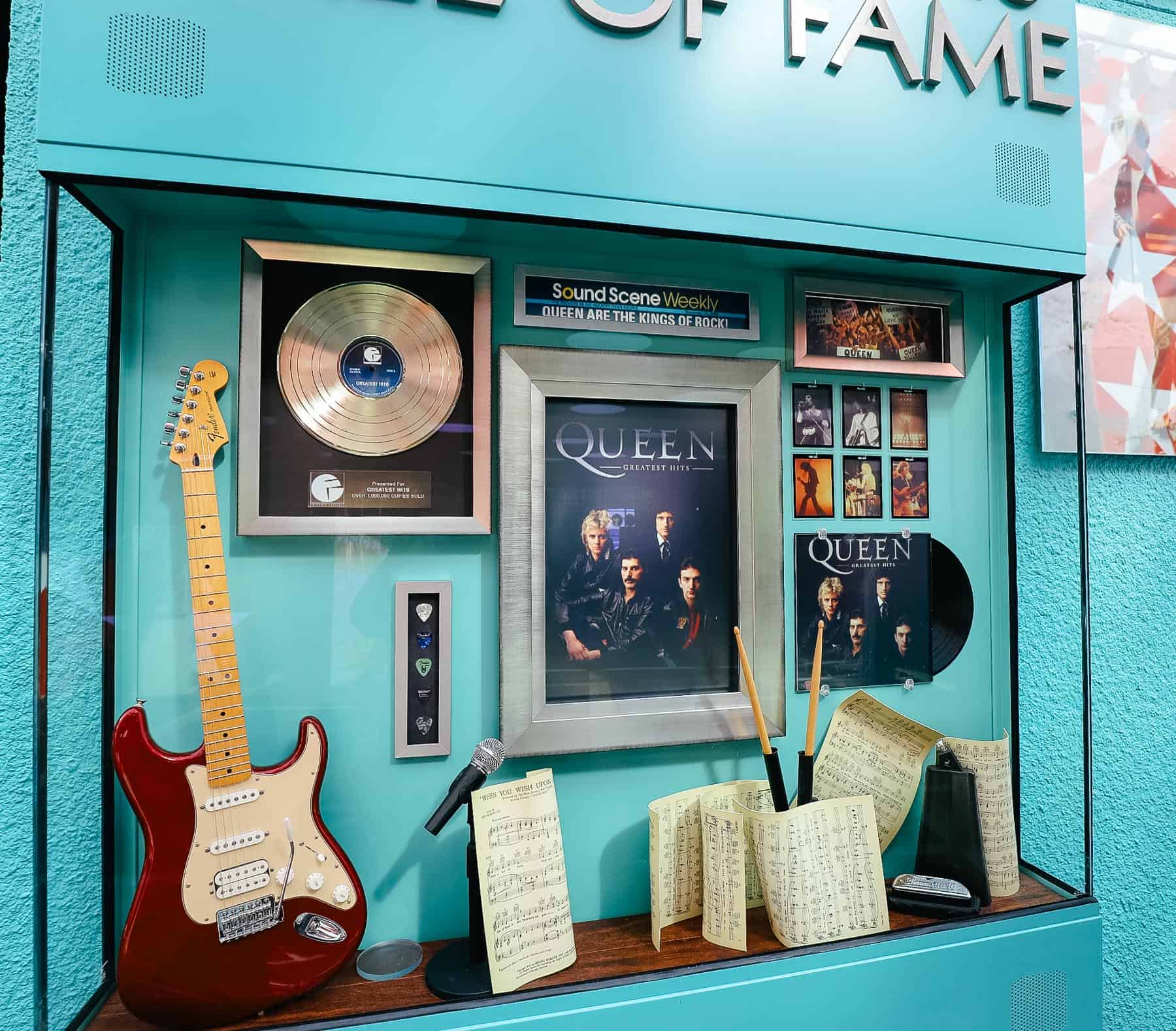 Rock Star memorabilia at All-Star Music 