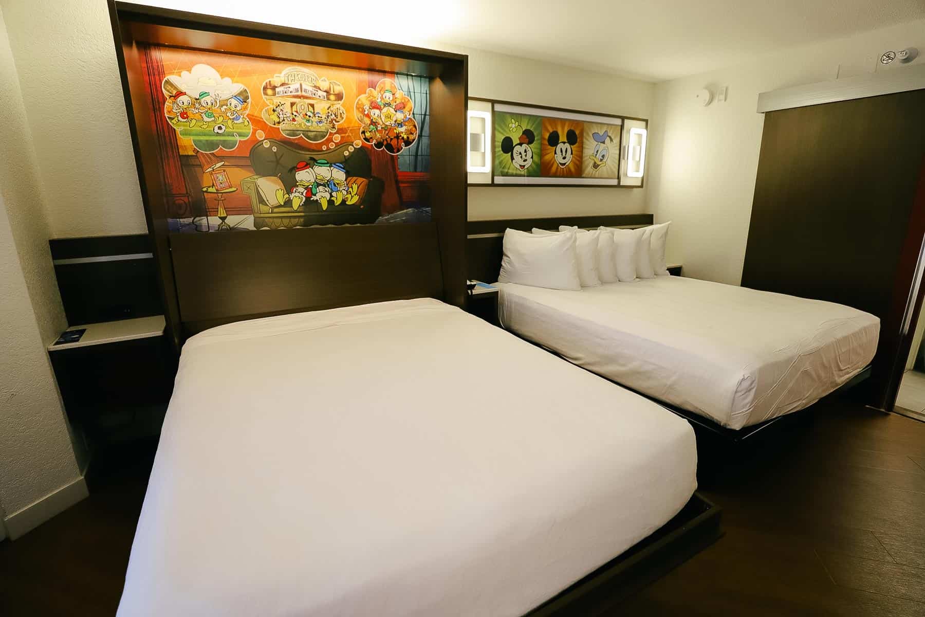 view of the room from the door