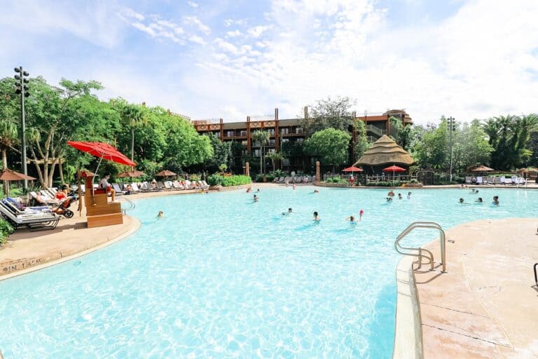 The Pools at Disney’s Animal Kingdom Lodge (with the Uzima Springs Pool)
