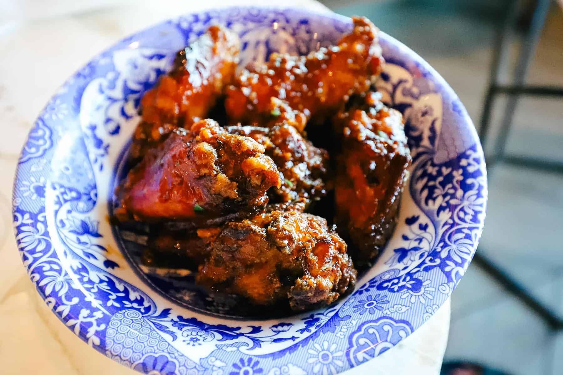 order of chicken wings from Dahlia Lounge 