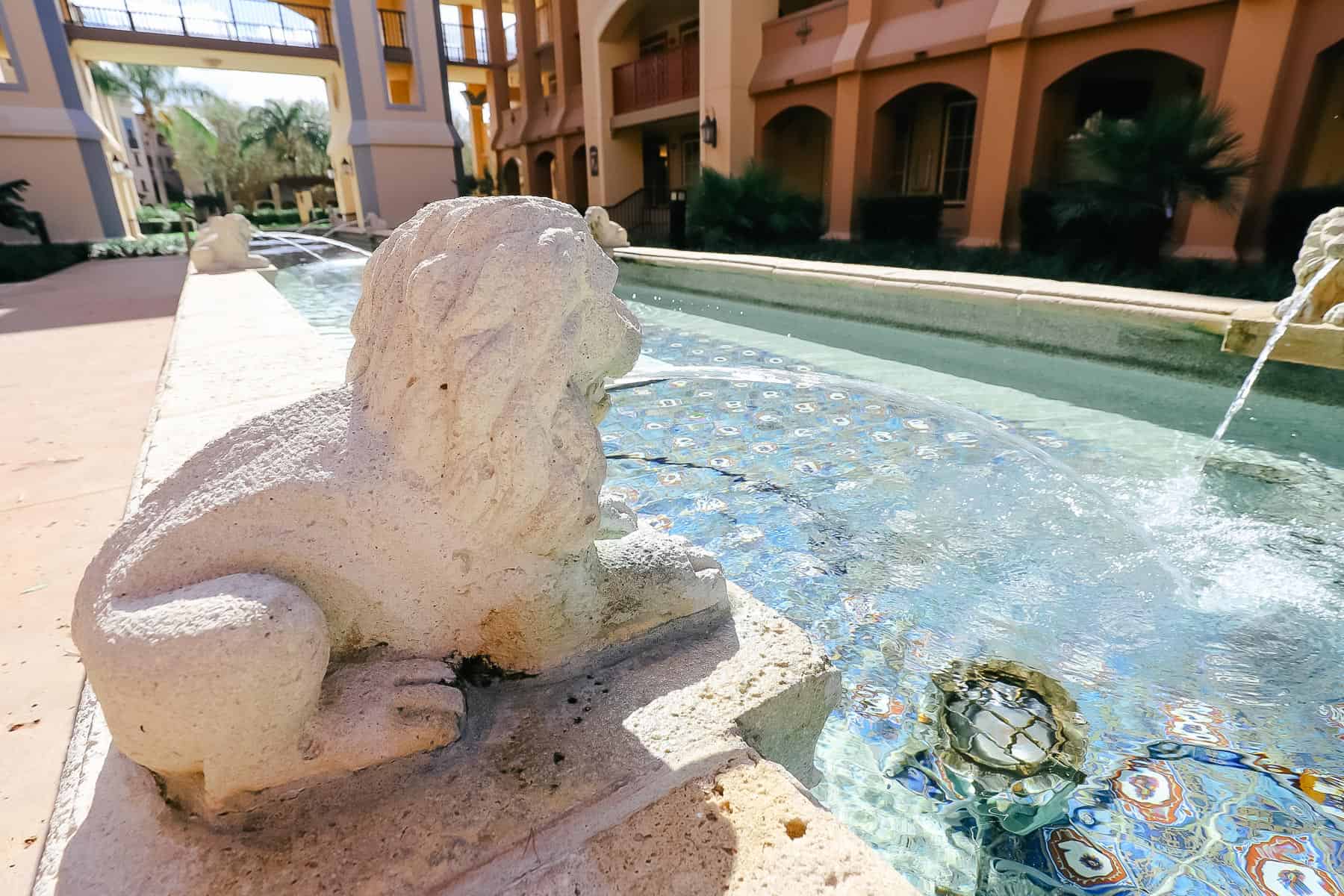 water feature at Coronado Springs Resort 
