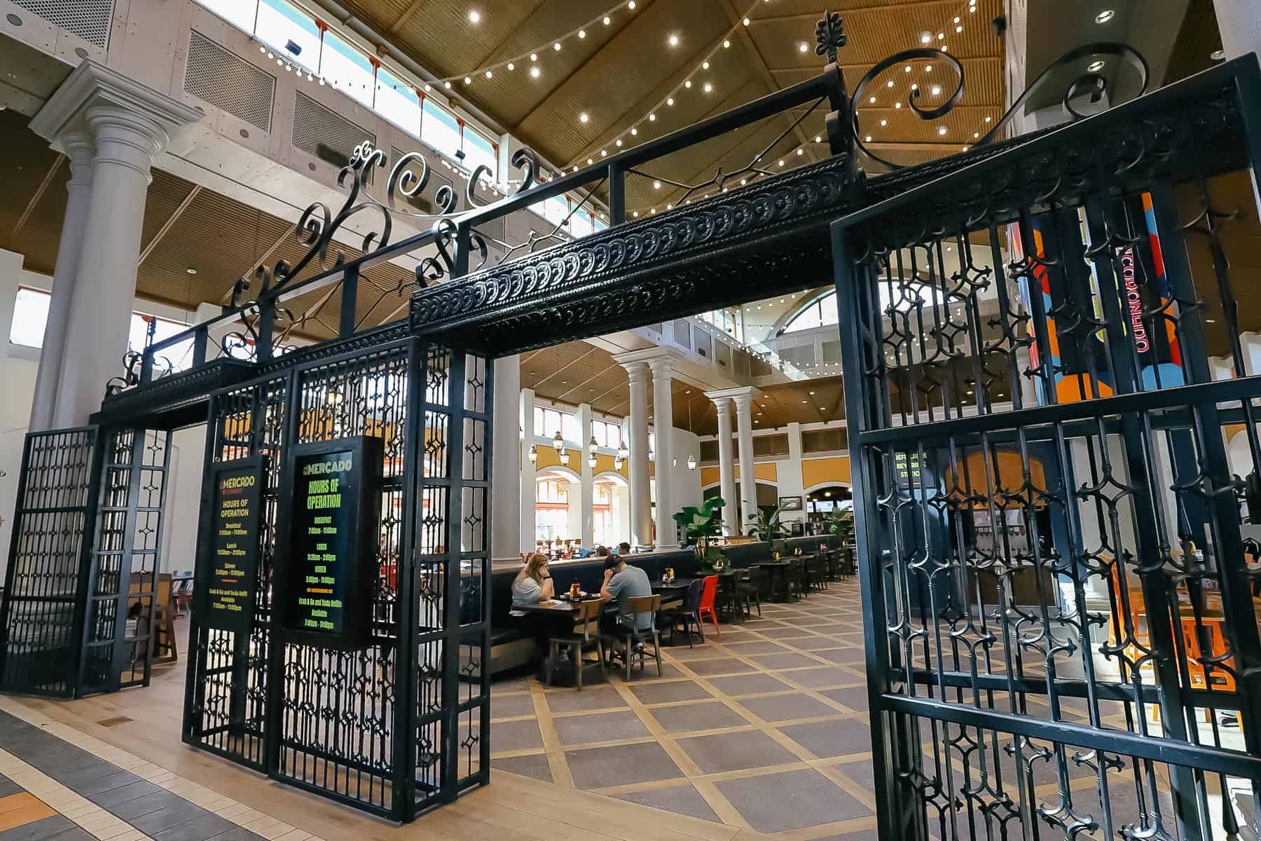 entrance to El Mercado at Coronado Springs 