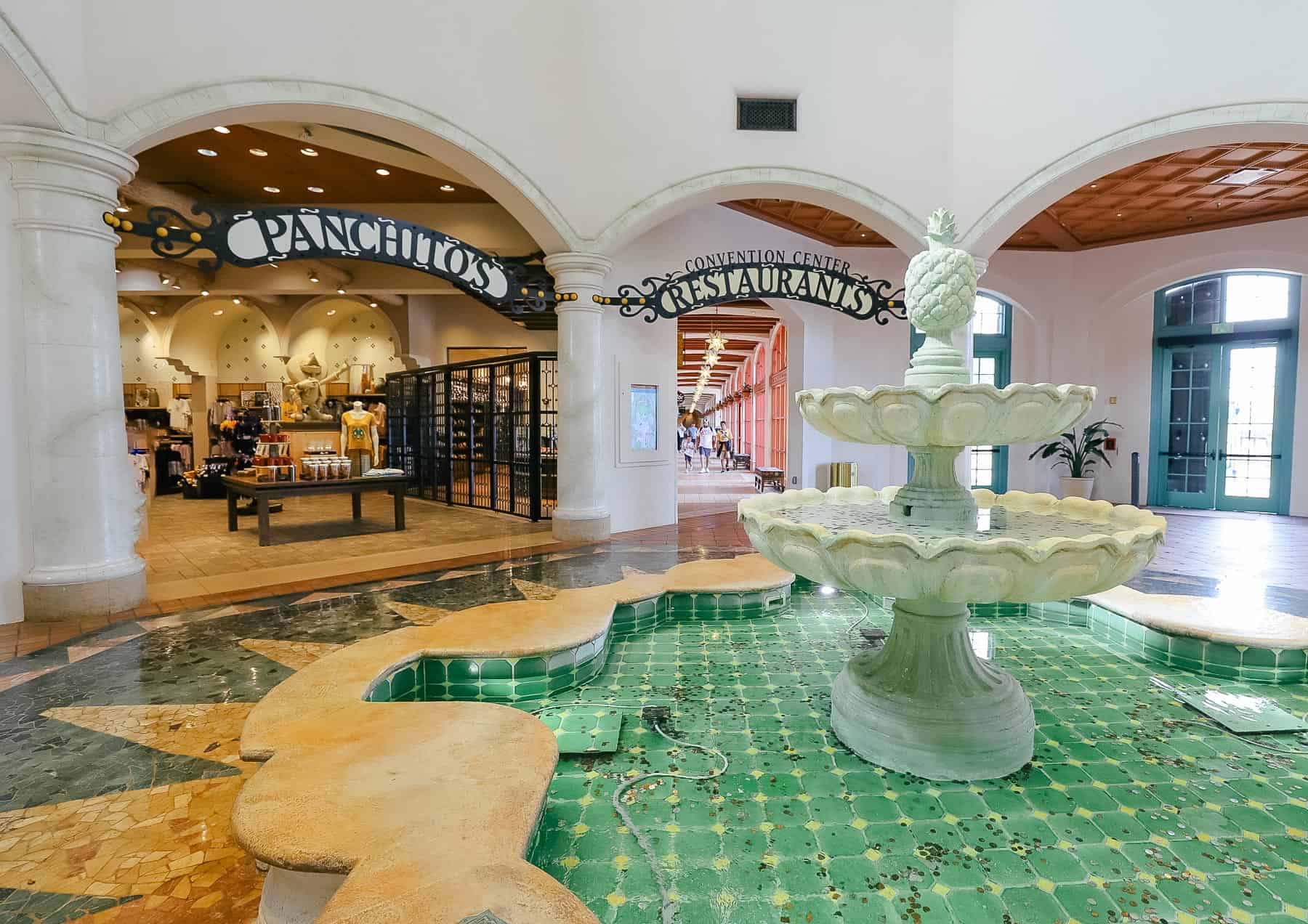 Fountain in El Centro, Coronado Springs lobby 