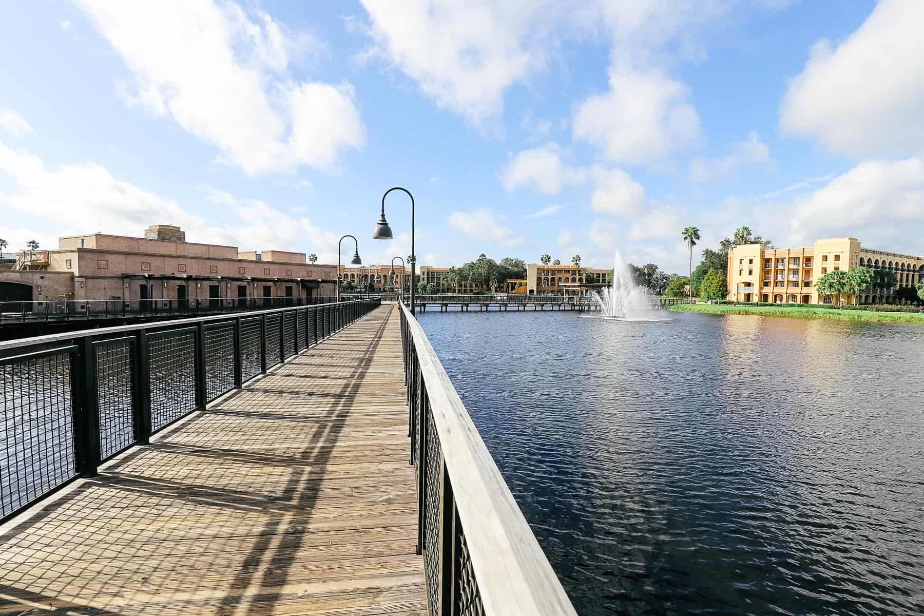 Coronado Springs Bridge Across Lake 