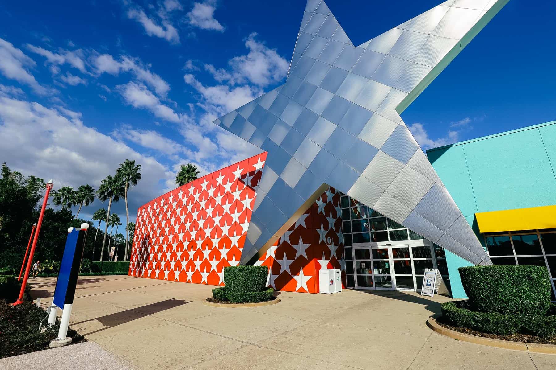 Giant Silver Star at Disney's All-Star Music