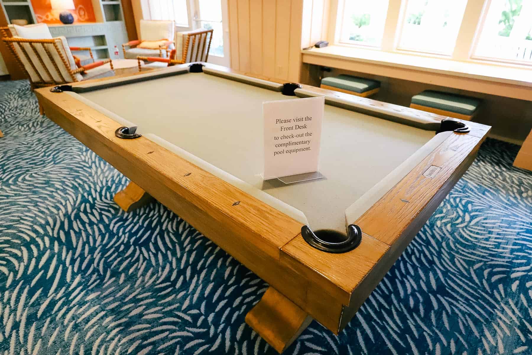 pool table in Beach Club Villas 