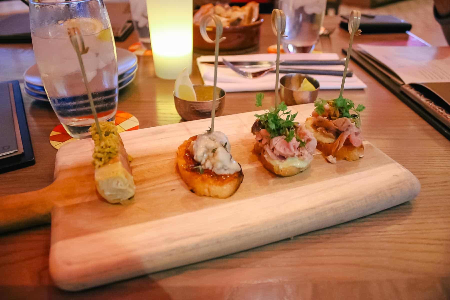 Flight of Four Pintxos
