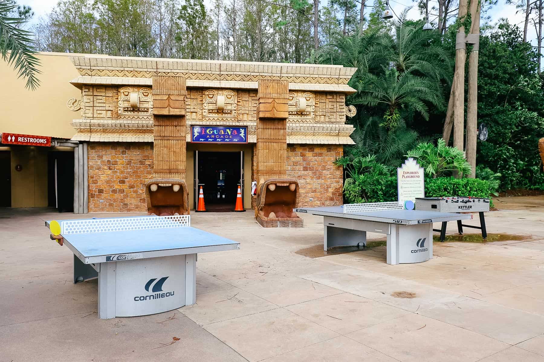 ping pong tables at The Dig Site 