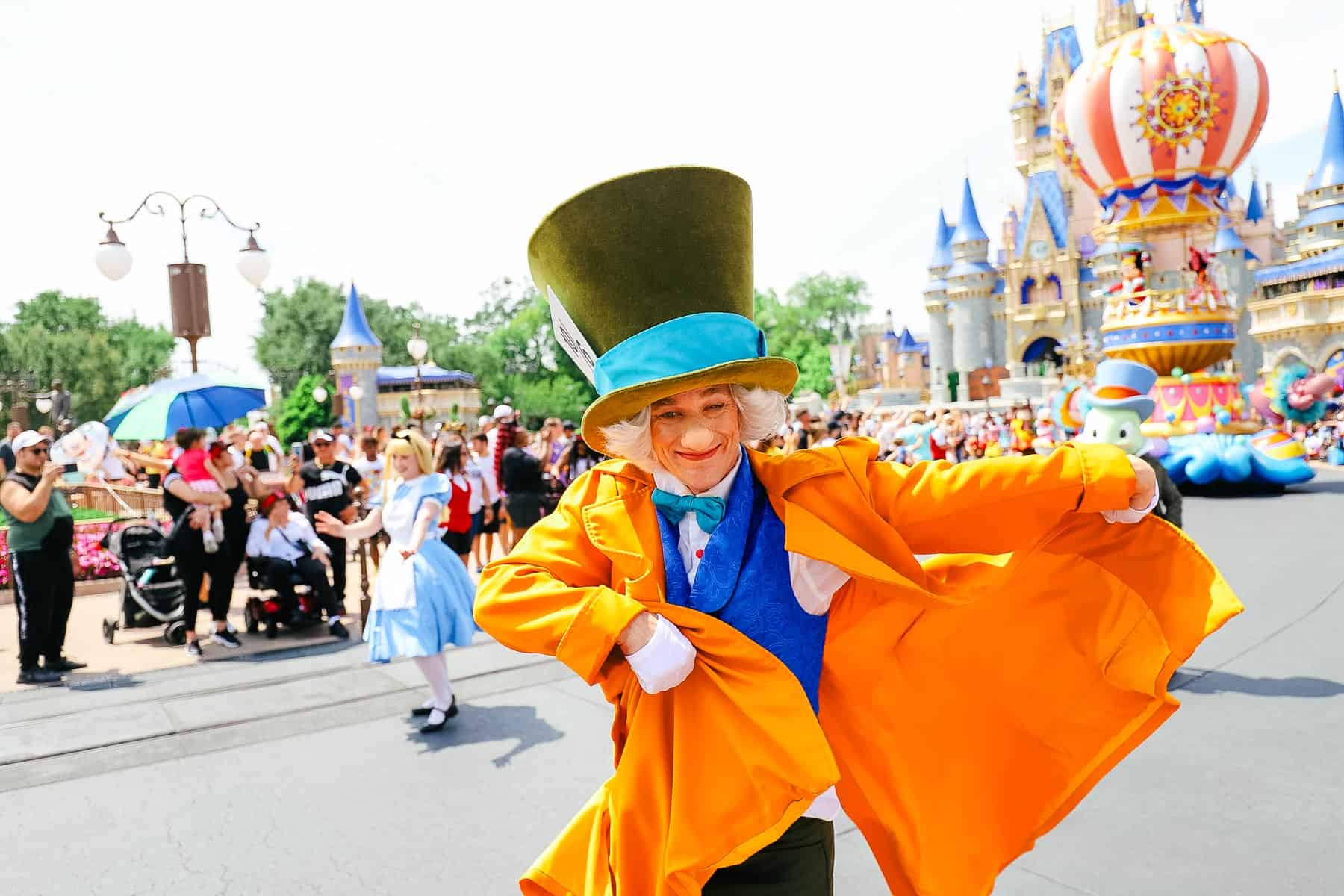 Mad Hatter at Magic Kingdom 