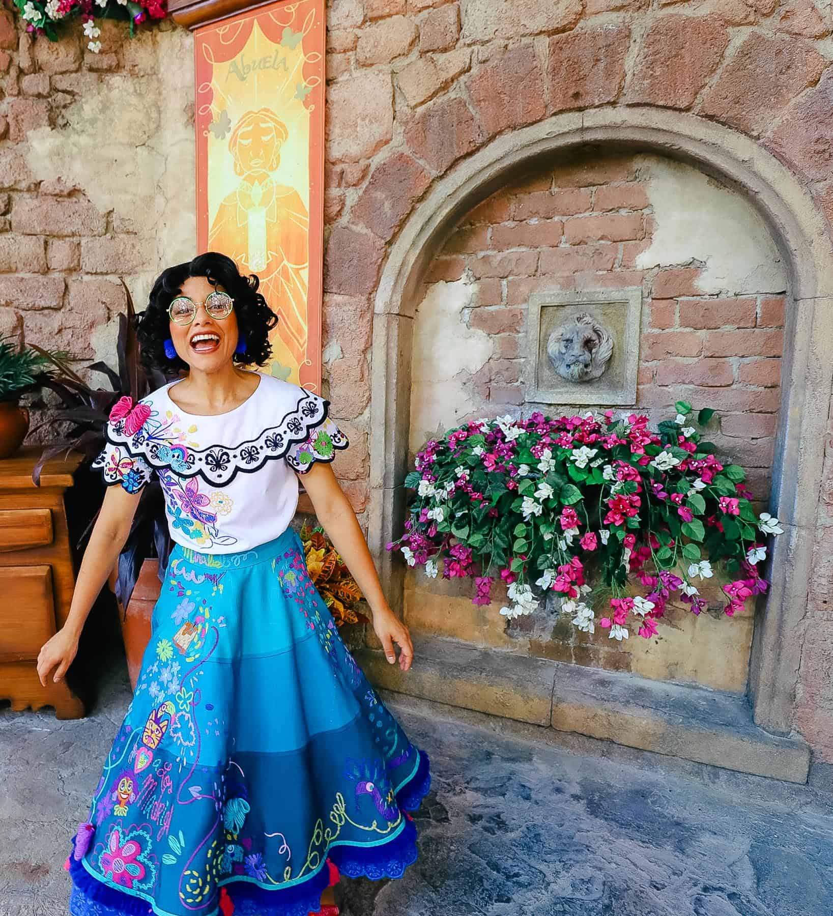 Mirabel laughing pose.