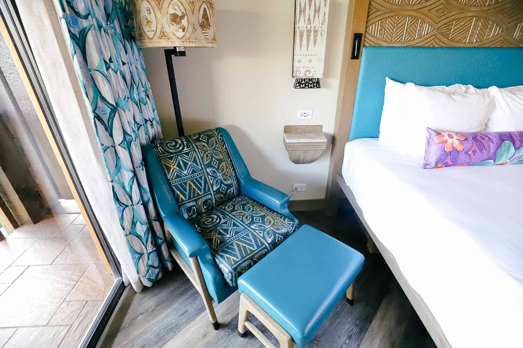 chair with an ottoman 