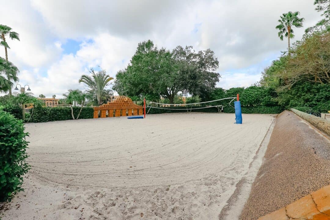 sand volleyball court at Coronado Springs 