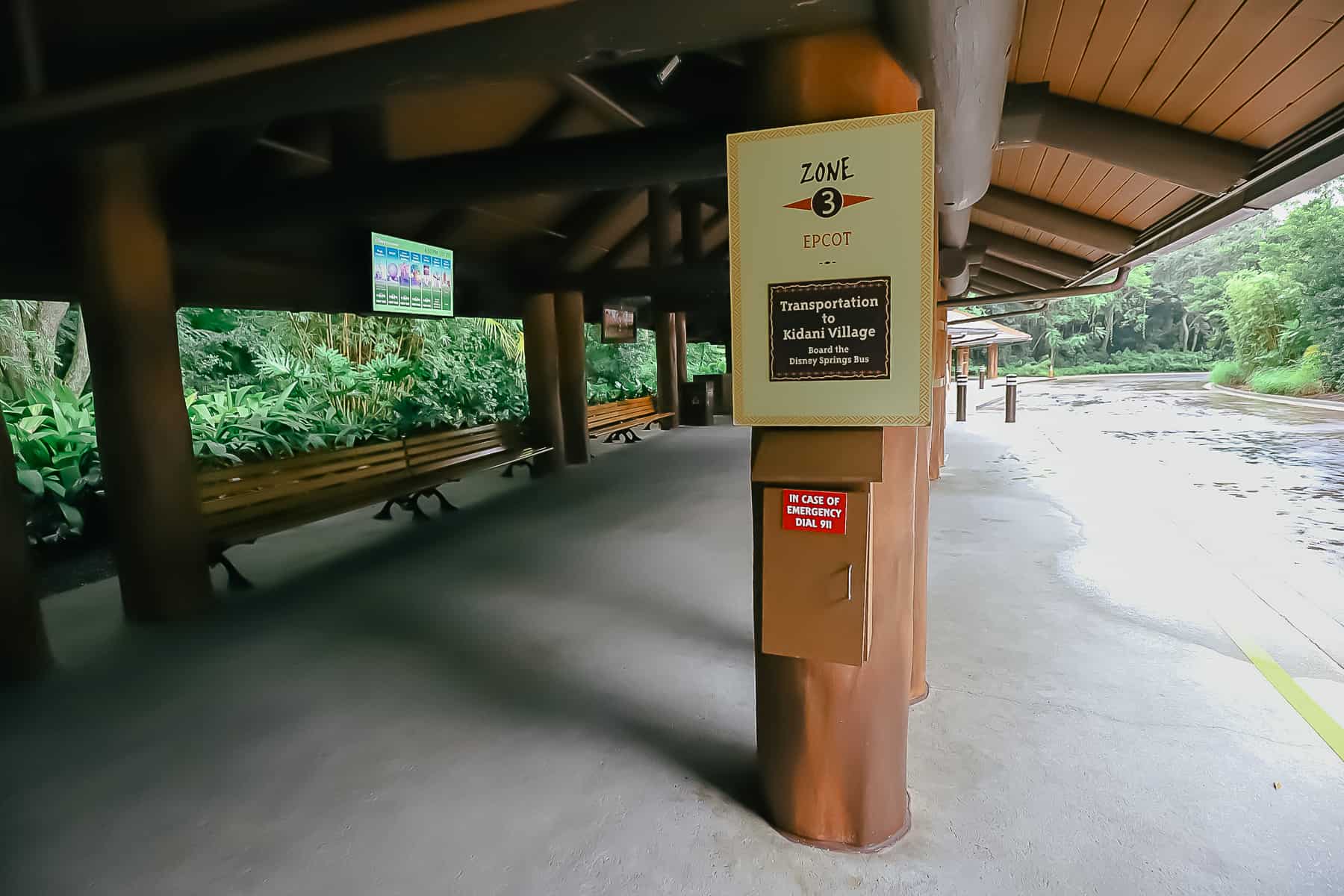 Animal Kingdom Lodge to Epcot is Zone Three at the bus stop 