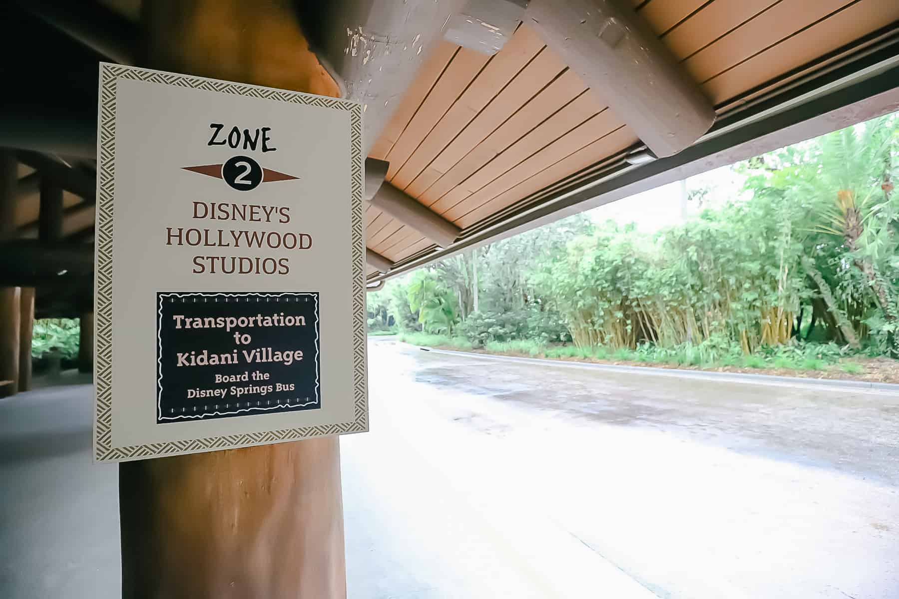 Animal Kingdom Lodge to Hollywood Studios is Zone Two 