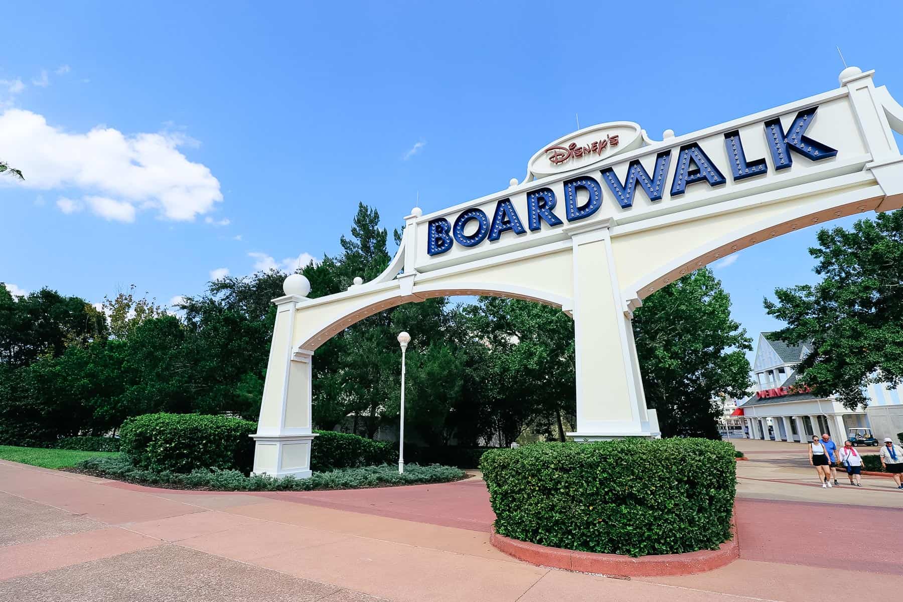 entrance to Disney's Boardwalk