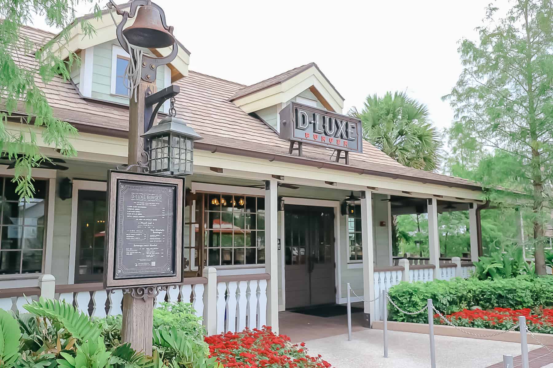 best restaurants in disney springs 1 entrance to D-Luxe Burger at Disney Springs