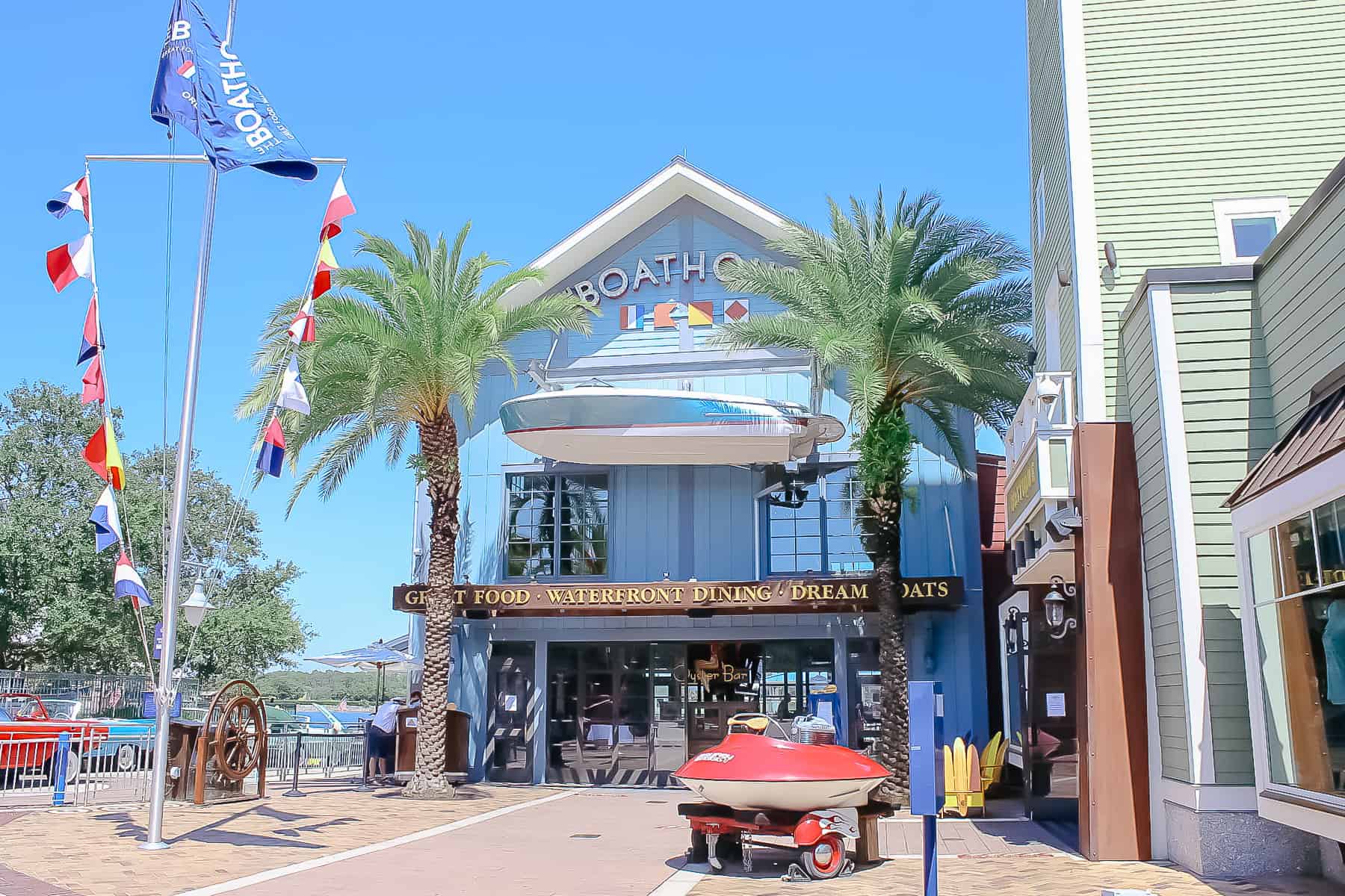 boathouse disney springs best entrance to Disney Springs Restaurant