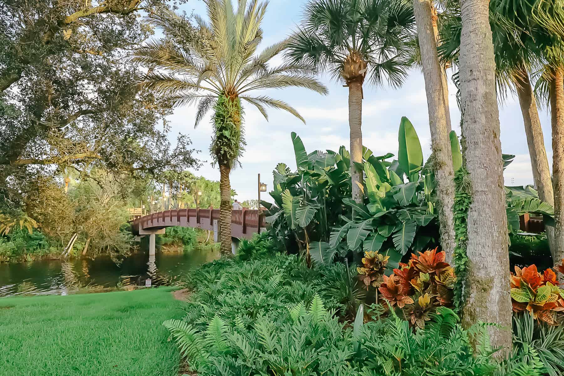 bridge to Old Port Royale at Disney's Caribbean Beach 