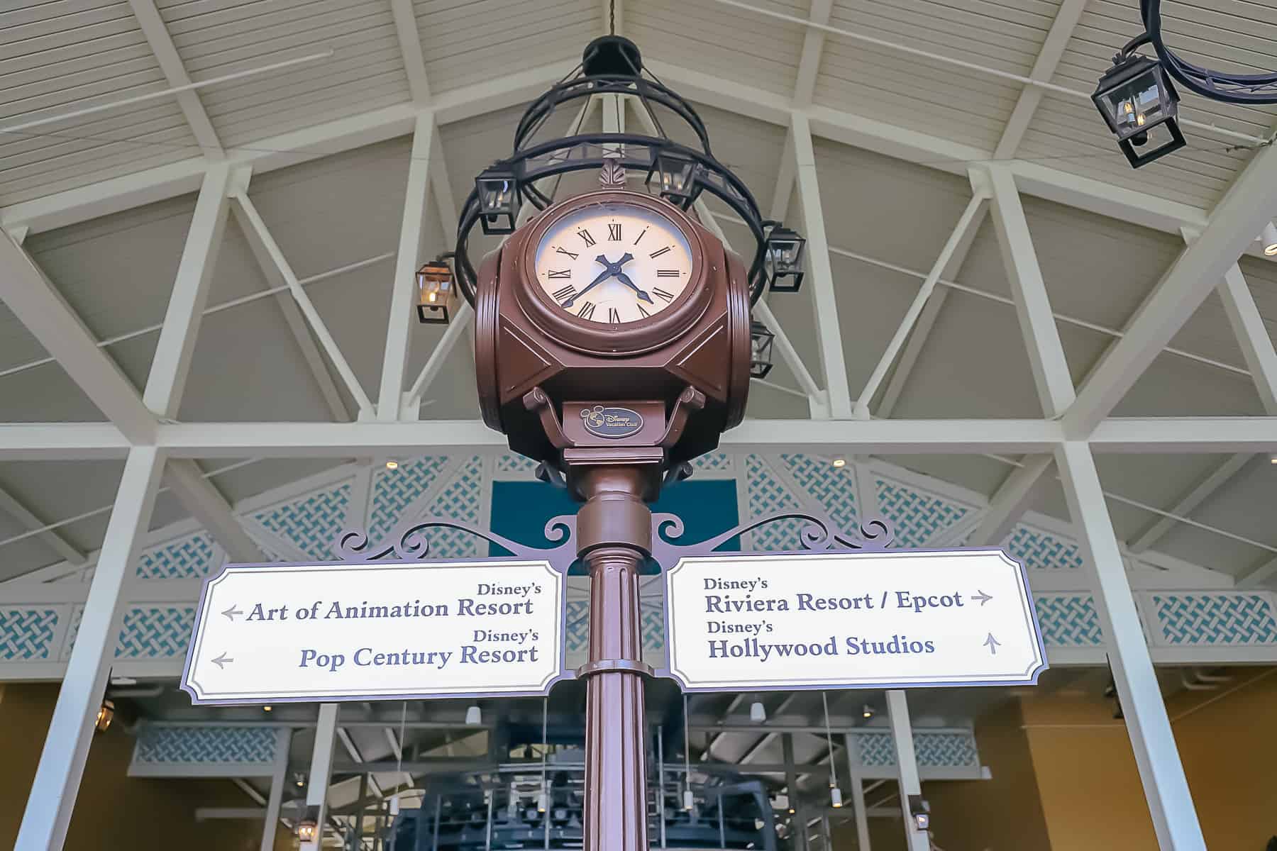 Skyliner directional at Caribbean Beach to Hollywood Studios