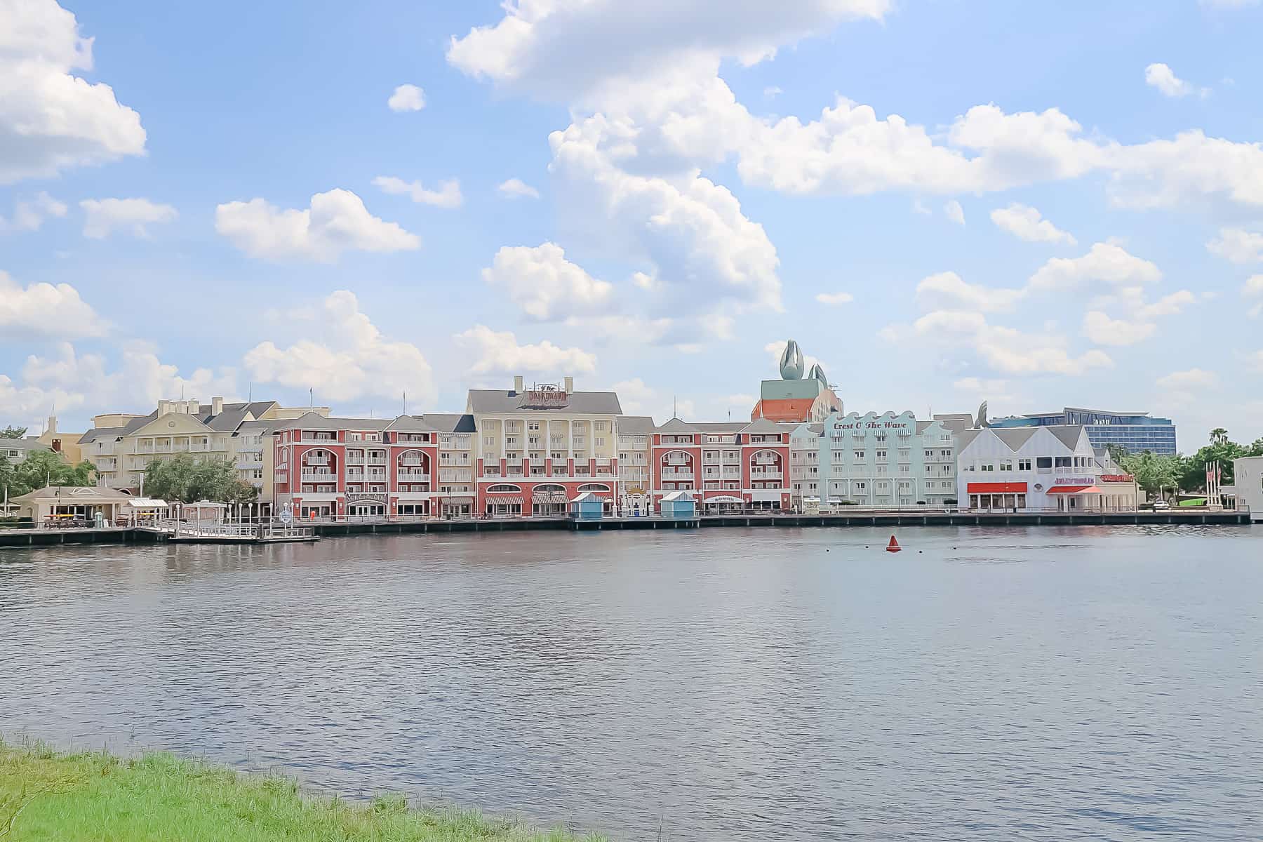 View of Disney's Boardwalk Inn from Epcot 