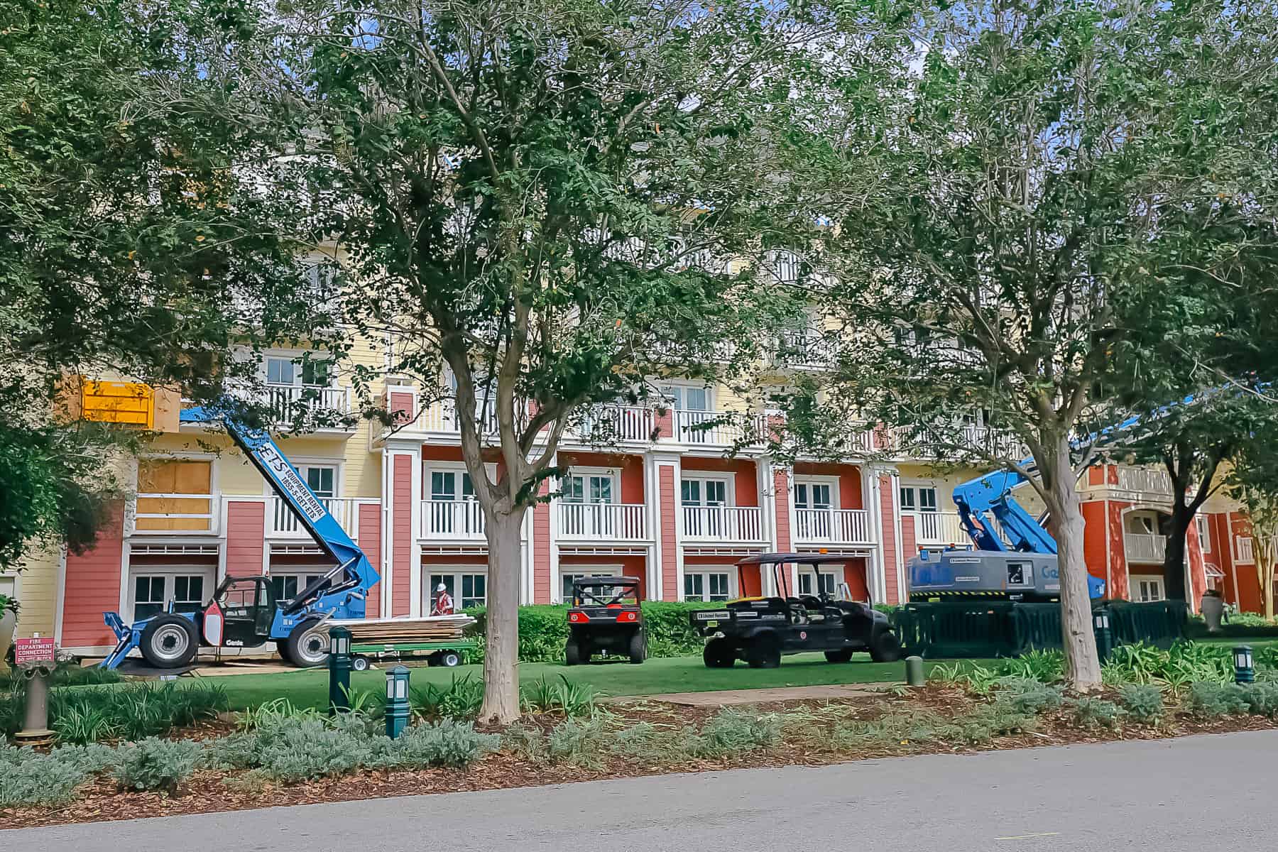 Work completed on the Villas side of Disney's Boardwalk. 