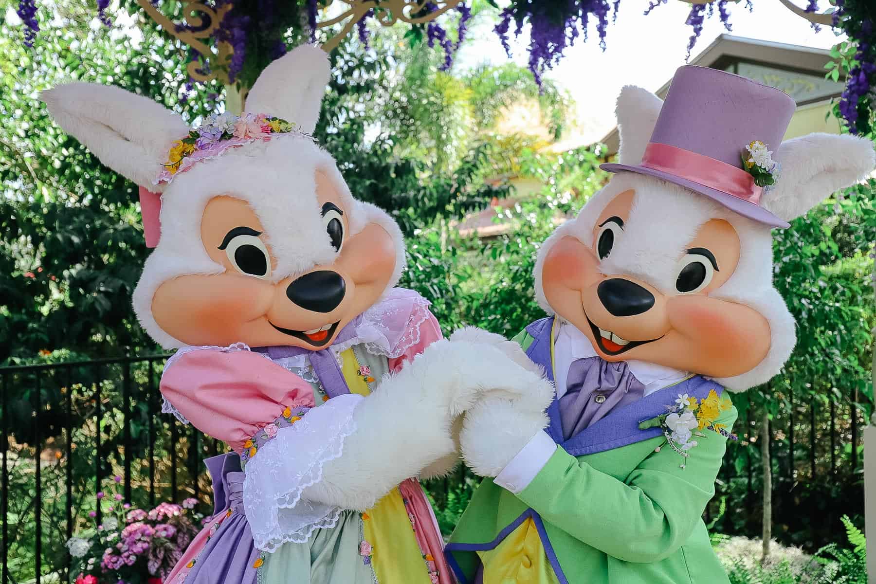 seasonal characters at Disney World 