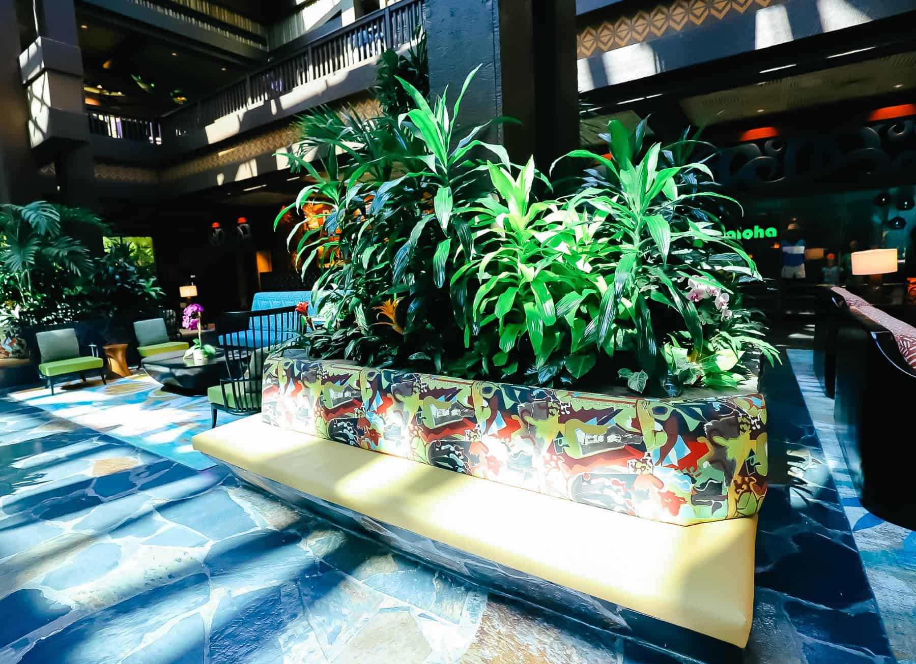 New furnishings in the Polynesian's lobby