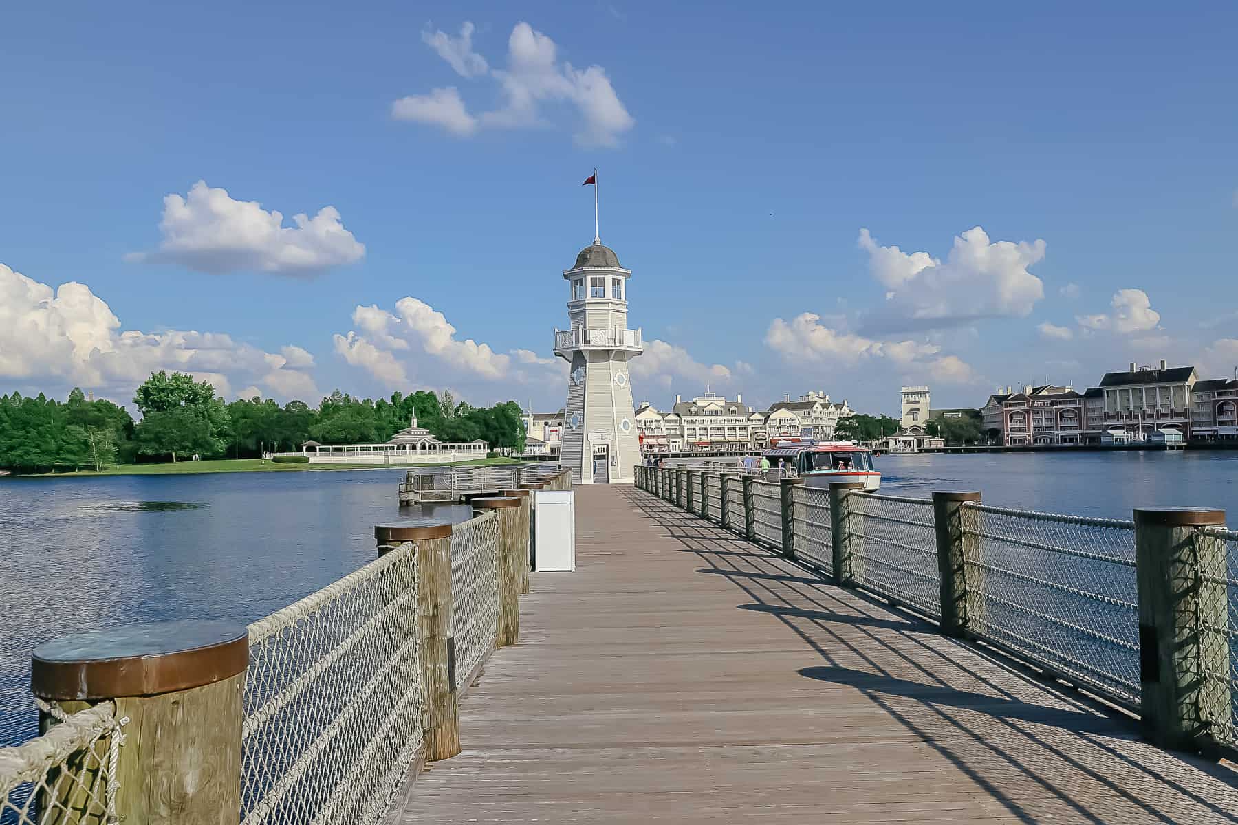 Yacht Club to Epcot via Boat Service 