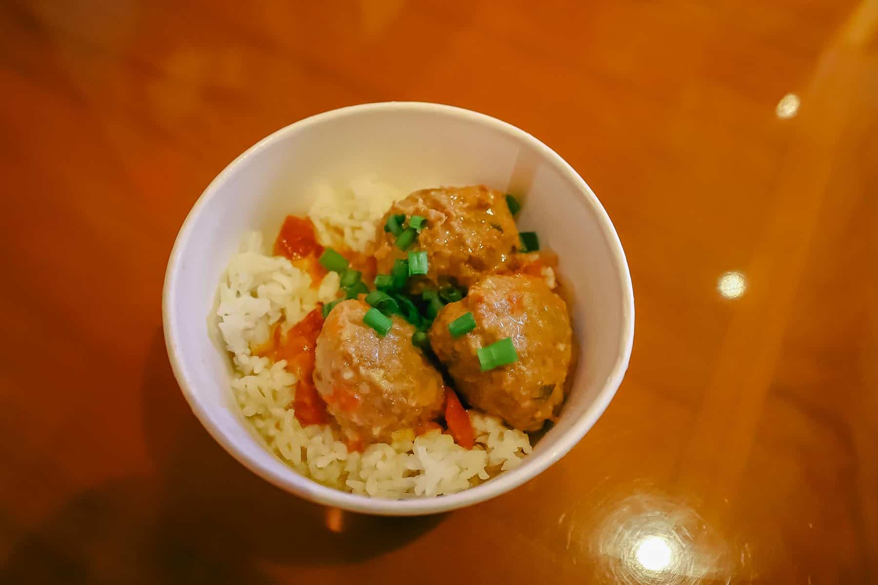 Meatballs at Disney's Polynesian 