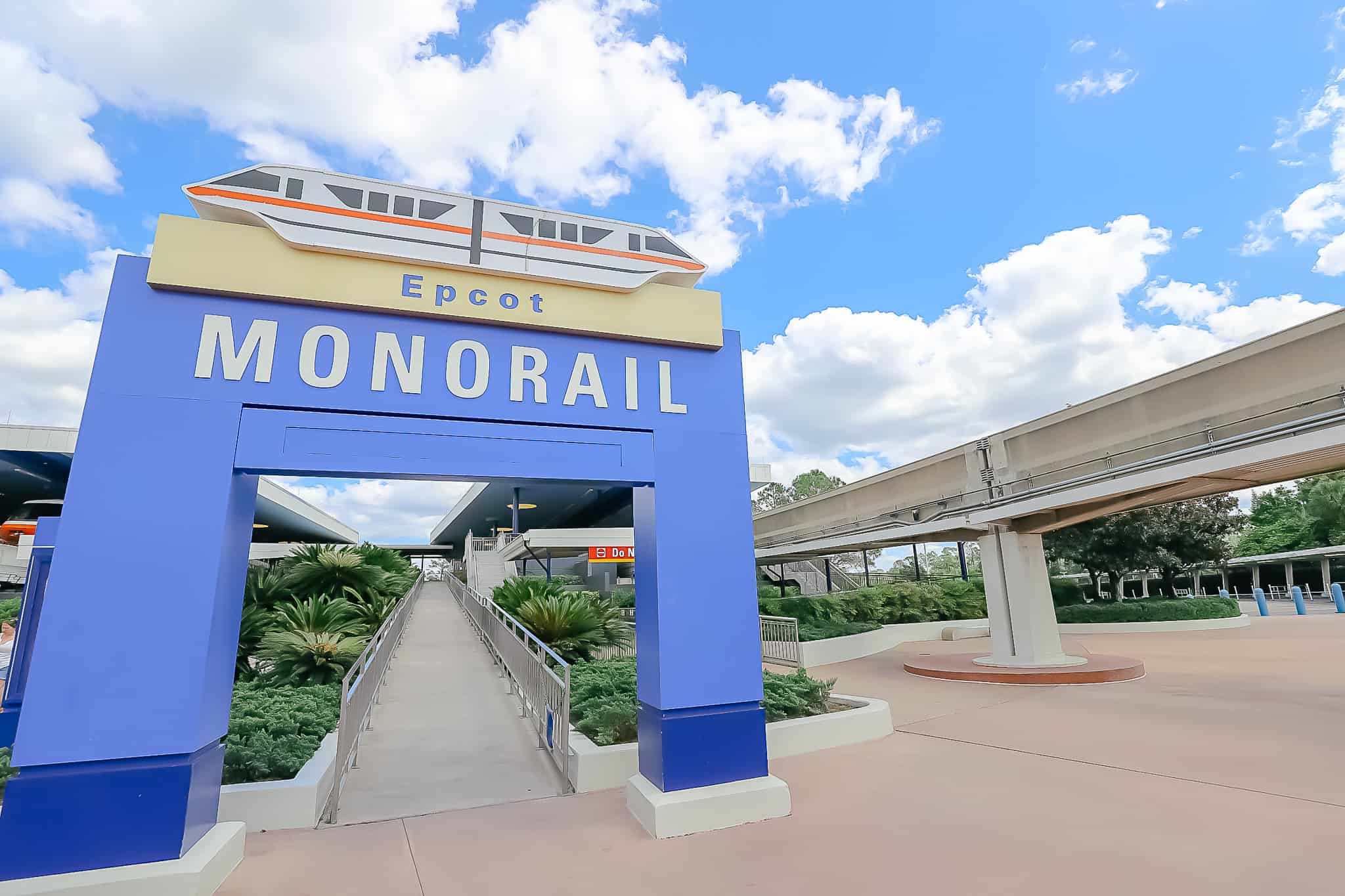 Epcot Monorail line 