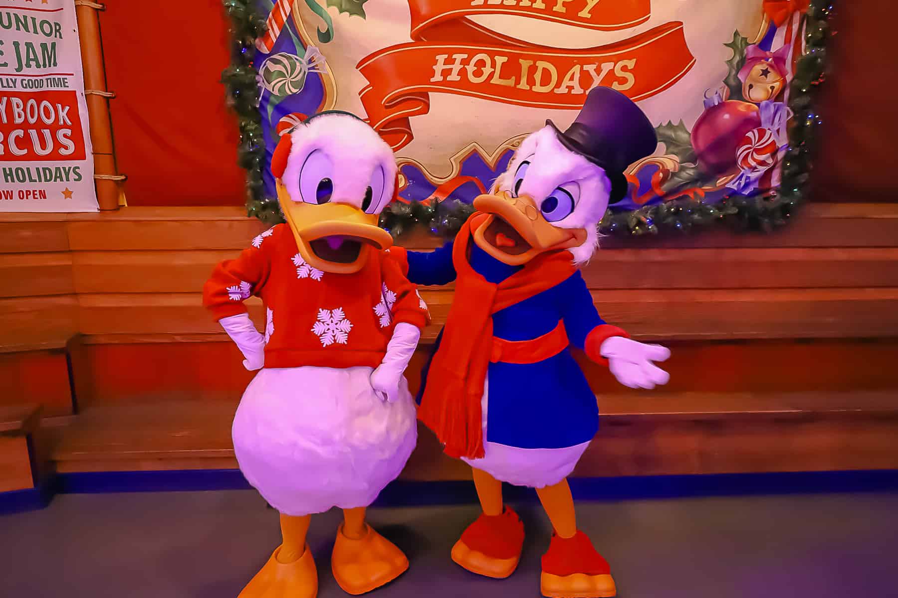 Donald at Mickey's Very Merry Christmas Party 